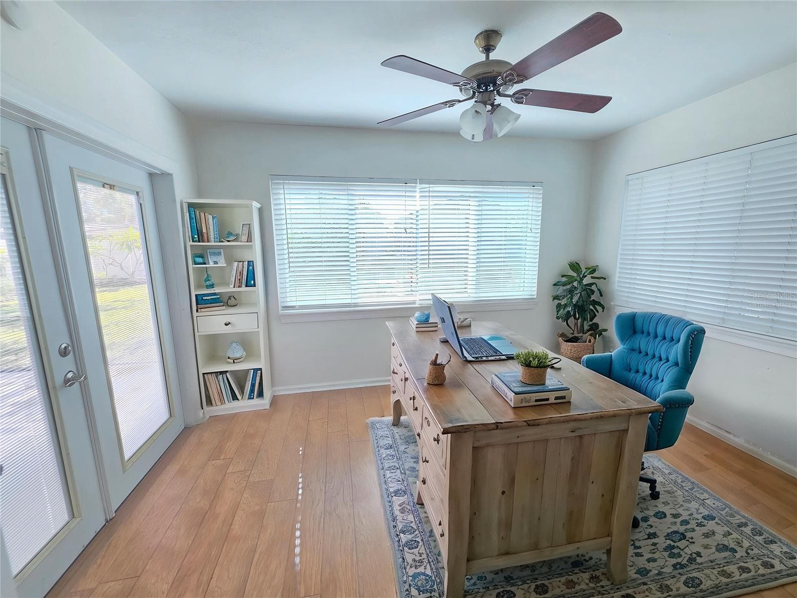 Virtually Staged Bonus Room as Home Office - 8630 FOX HOLLOW DR, PORT RICHEY