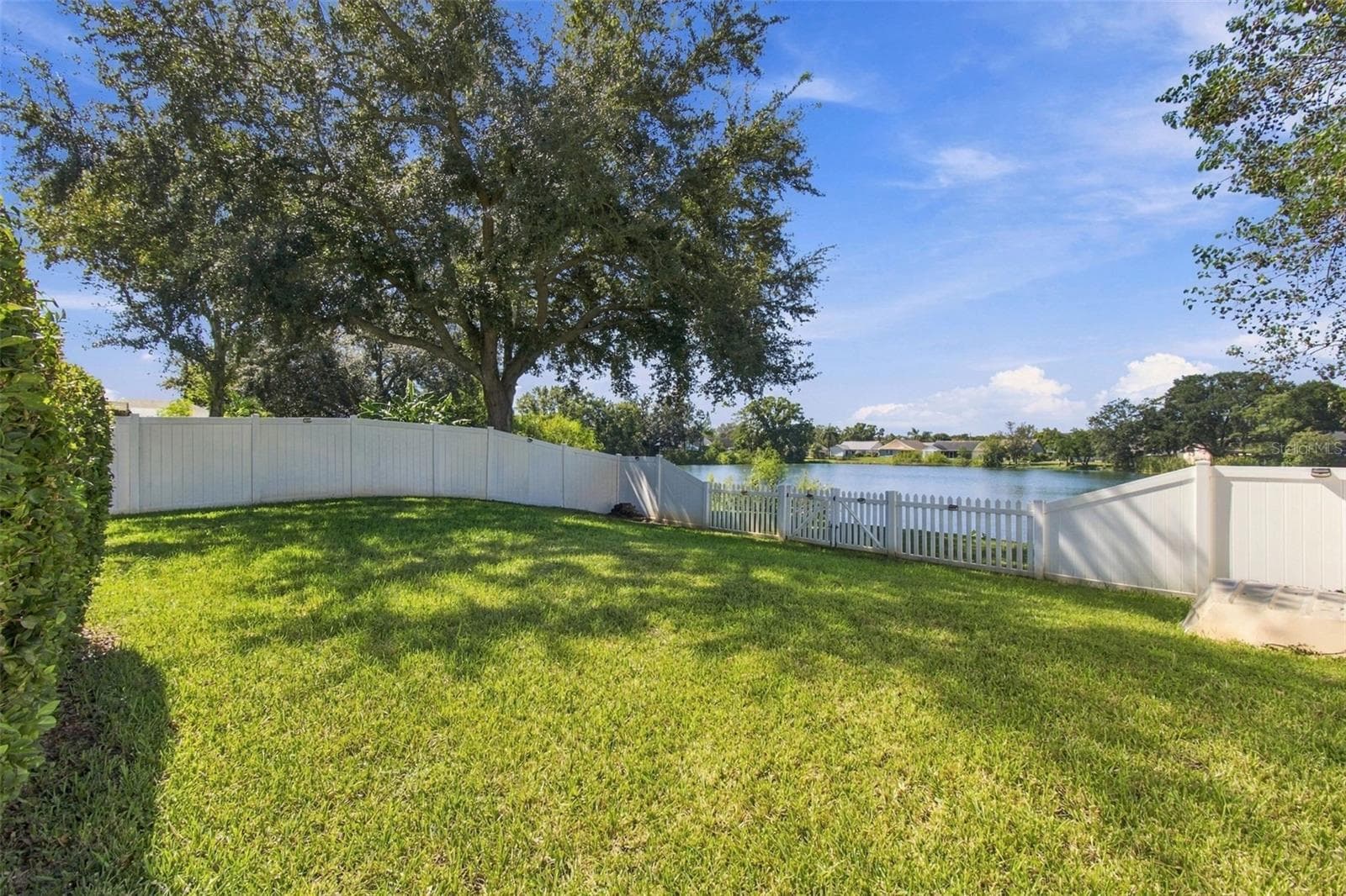 Backyard/Glass Lake - 1710 TARAH TRACE DR, BRANDON