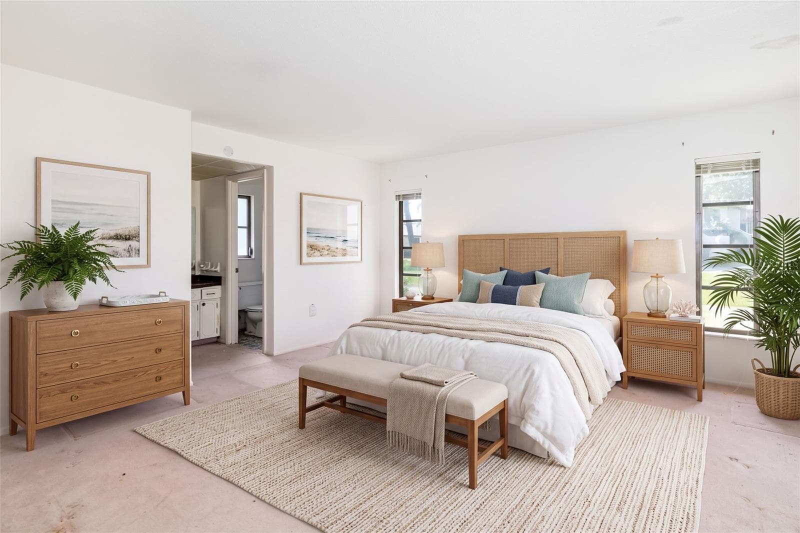 Virtually Staged. Primary suite set apart from the guest bedrooms in a split floor plan. - 3065 RINGWOOD MDW, SARASOTA