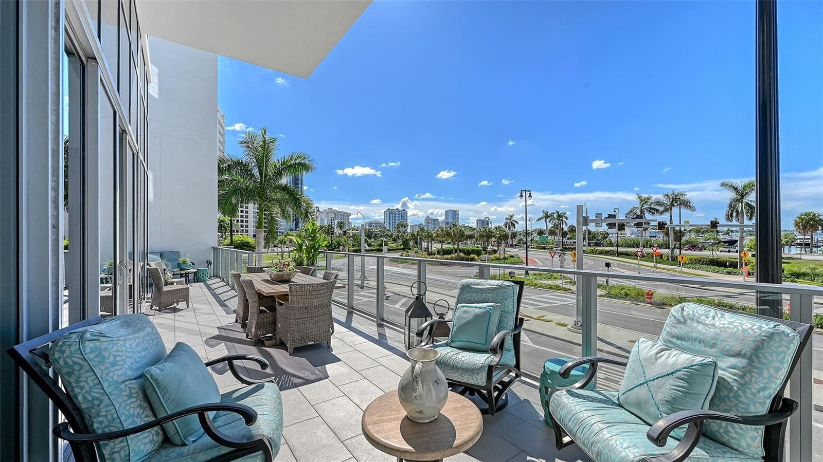 Enjoy sweeping panoramic views of Sarasota’s captivating city skyline. - 1155 N GULFSTREAM AVE #207, SARASOTA