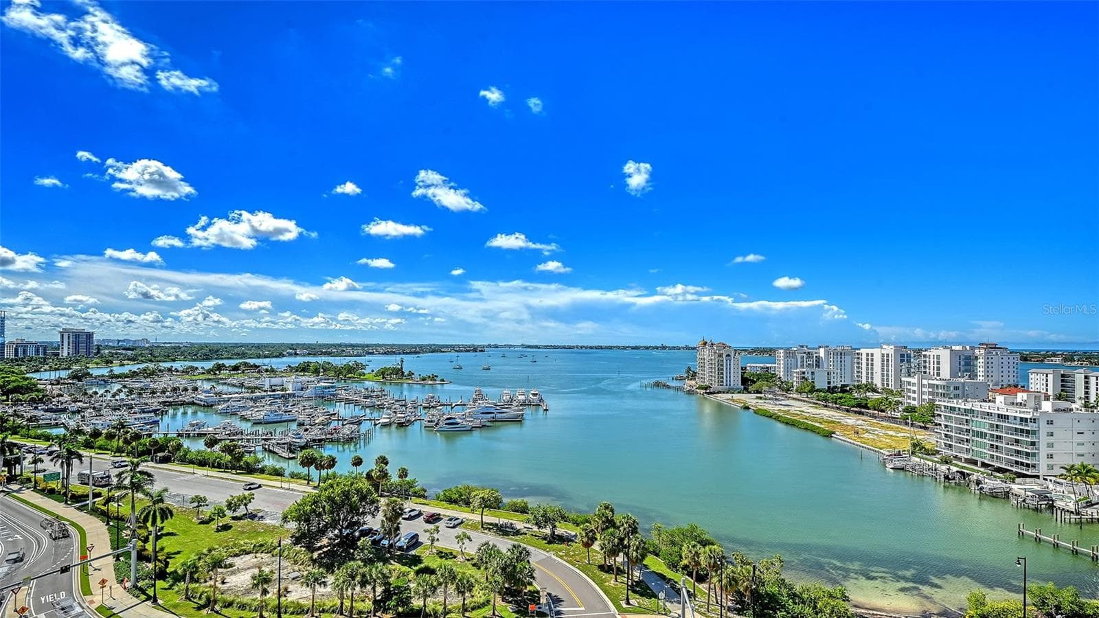 Breathtaking views of Sarasota Bay from the distinguished waterfront setting of The VUE. - 1155 N GULFSTREAM AVE #207, SARASOTA