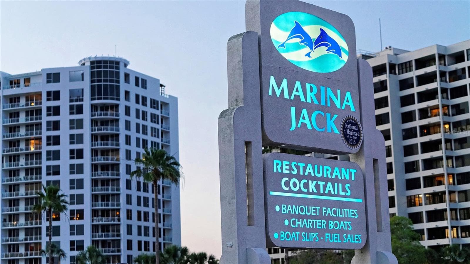 Marina Jack is a beloved waterfront dining destination in downtown Sarasota, offering beautiful views of Sarasota Bay and the marina. - 1155 N GULFSTREAM AVE #207, SARASOTA