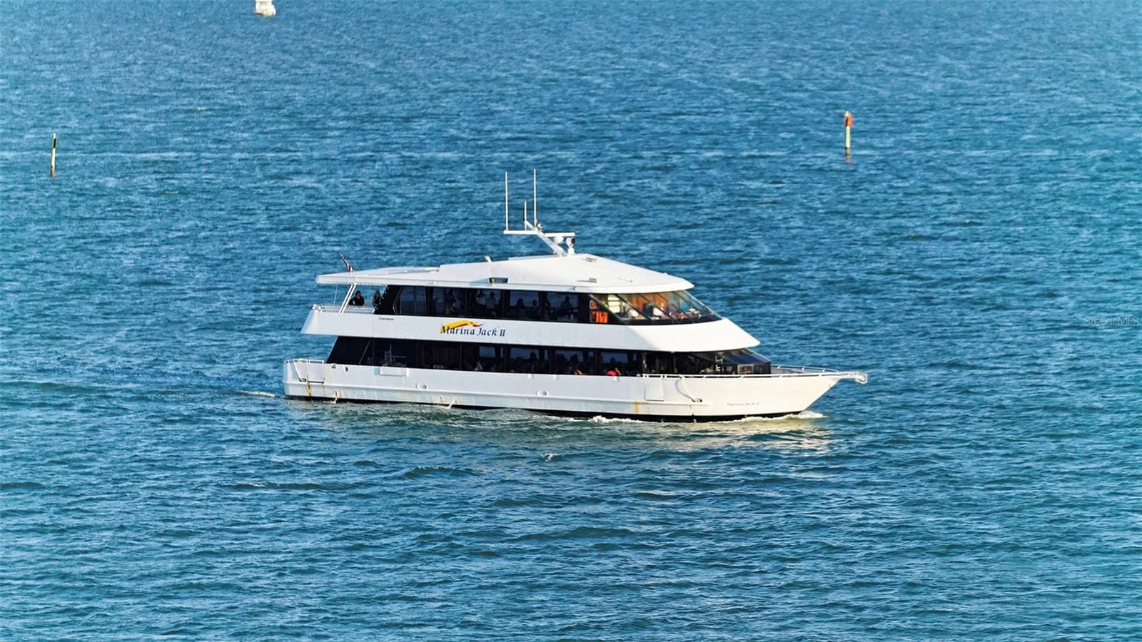 Set sail aboard Marina Jack’s elegant dinner cruise, just moments from your new luxury waterfront residence. - 1155 N GULFSTREAM AVE #207, SARASOTA