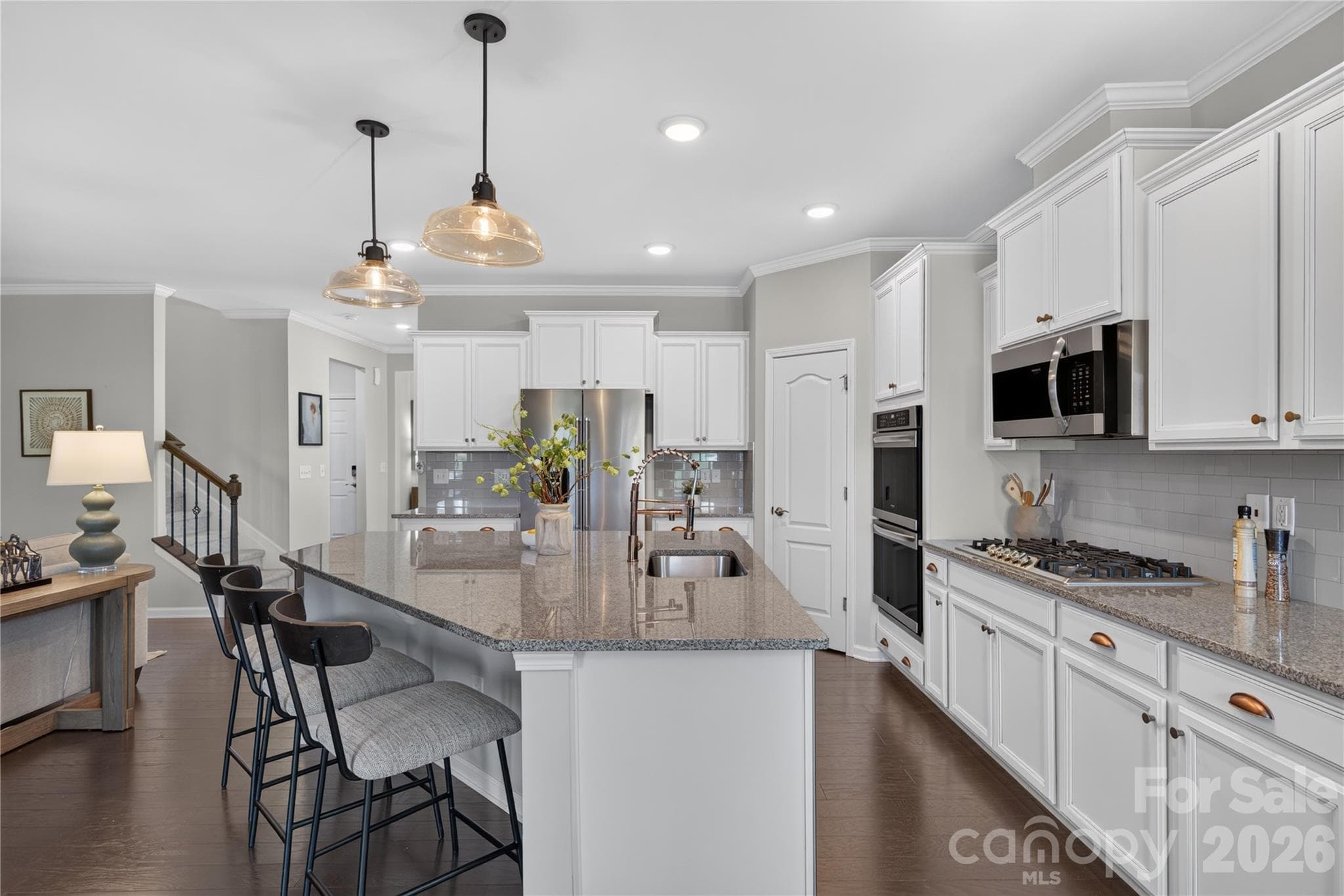 So much space that opens to the living room. - 16815 Lookout Landing Lane, Charlotte