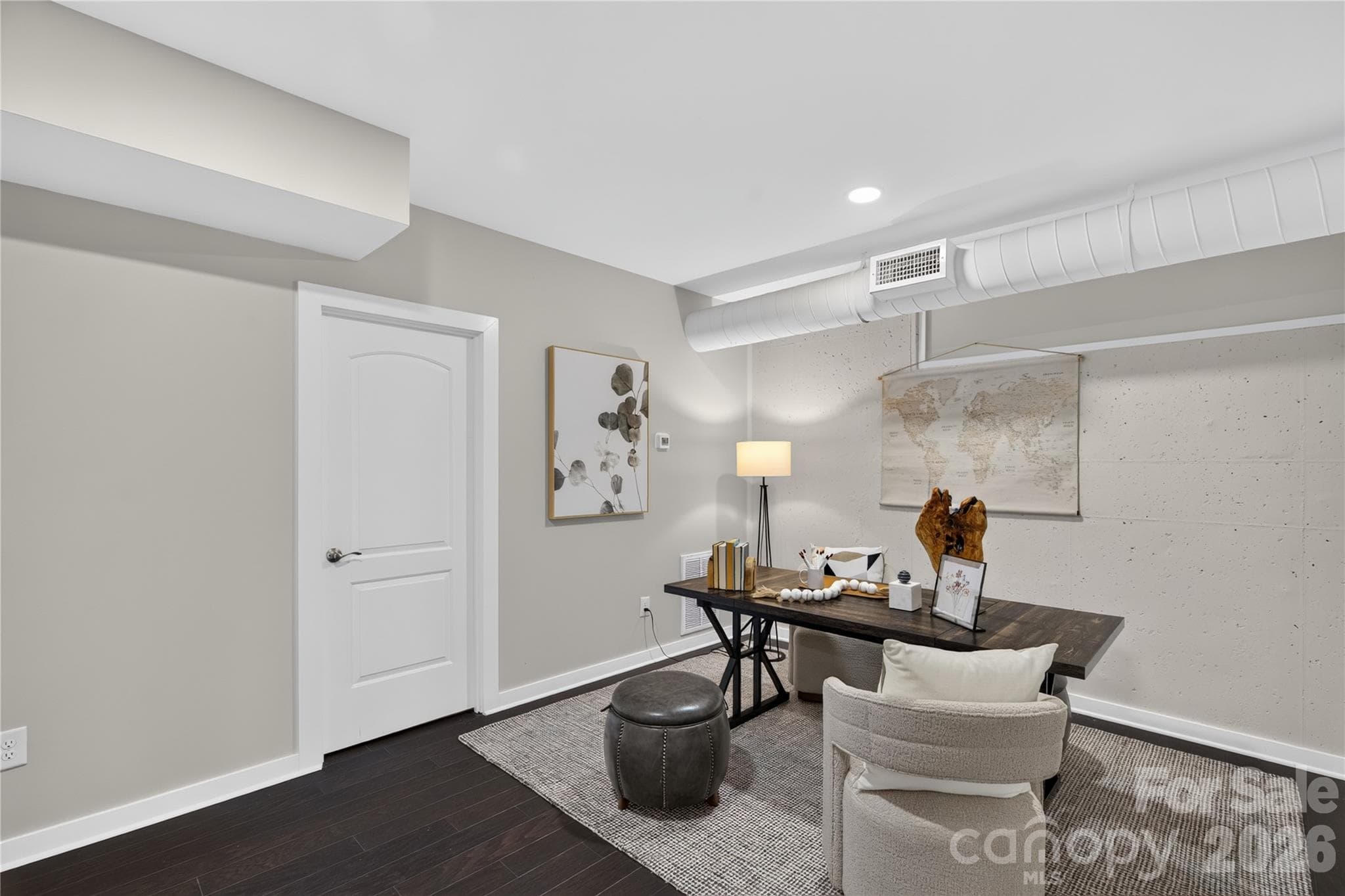 Flex/office space in the basement. - 16815 Lookout Landing Lane, Charlotte