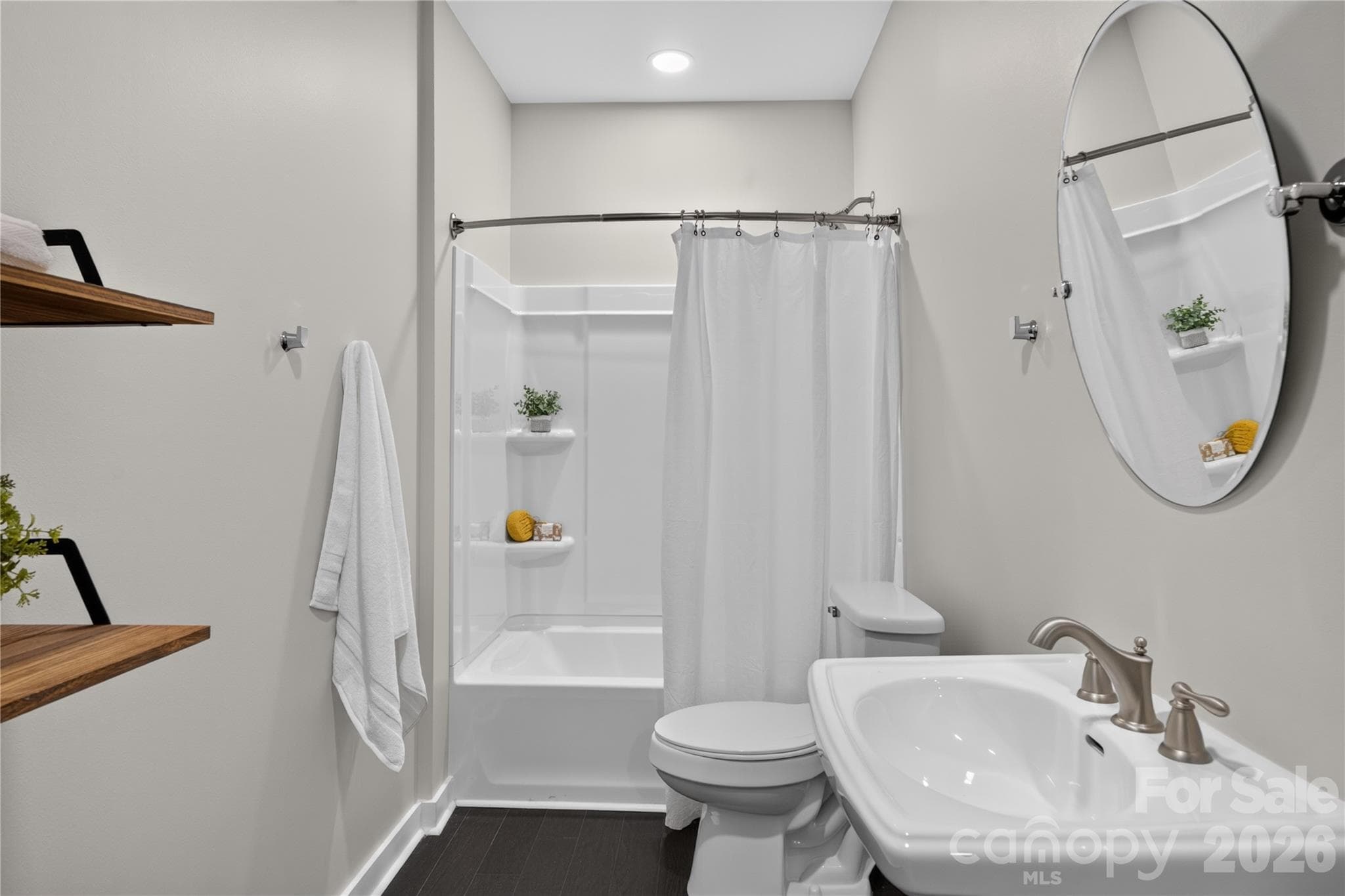 Full bathroom in the basement. - 16815 Lookout Landing Lane, Charlotte