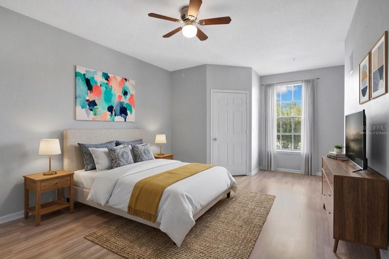 Bedroom (Virtually Staged) - 14238 FREDRICKSBURG DR #304, ORLANDO