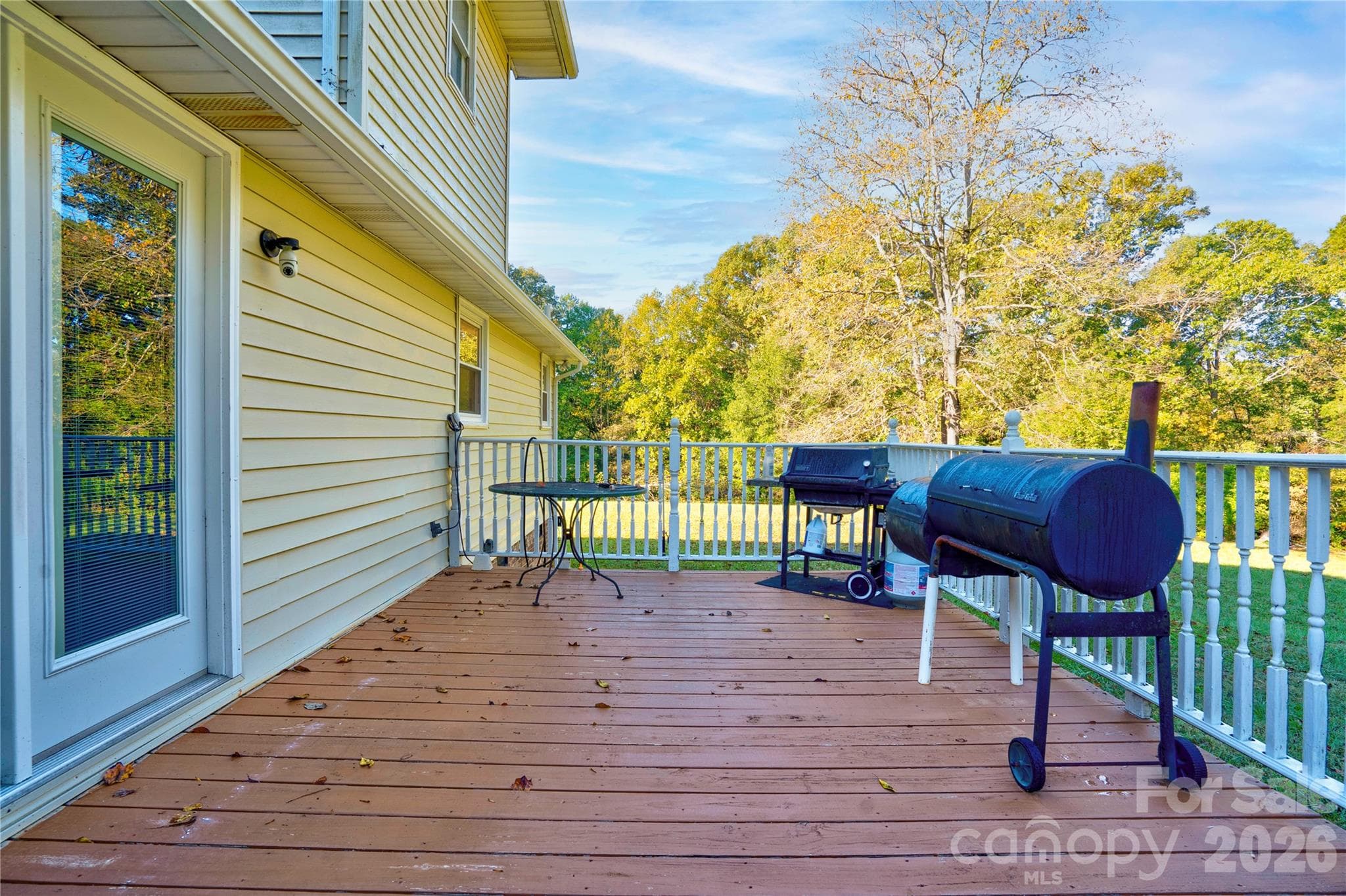 Rear Deck - 1550 Burke Road, Shelby