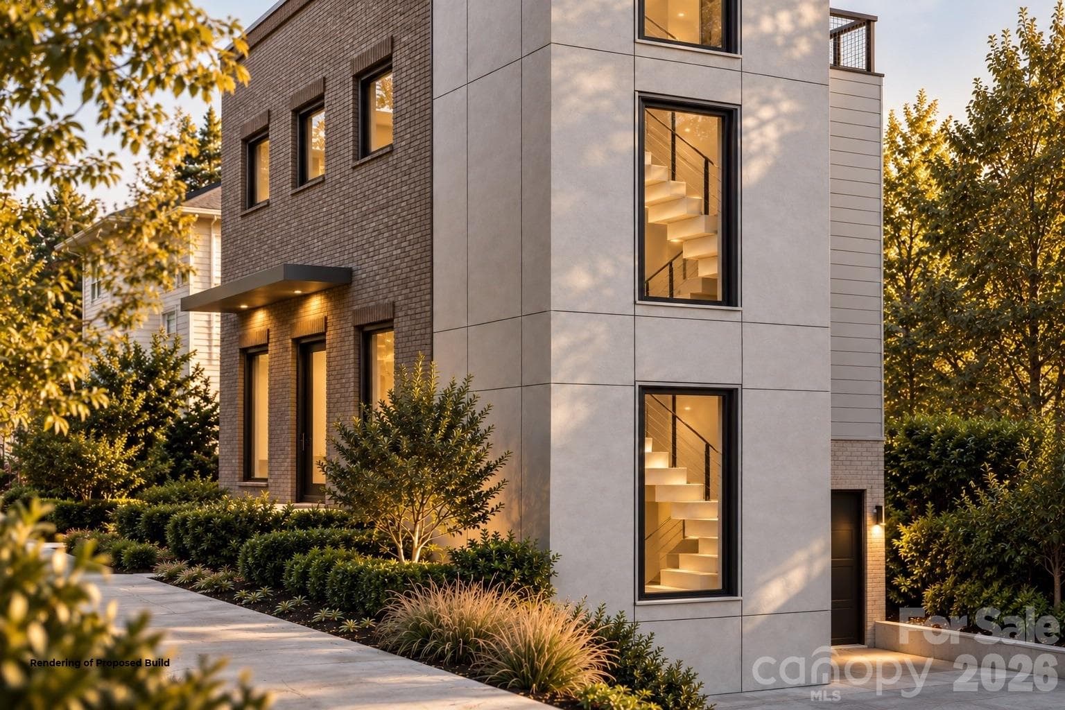 Rendering of possible building plan - 1515 W 5th Street, Charlotte