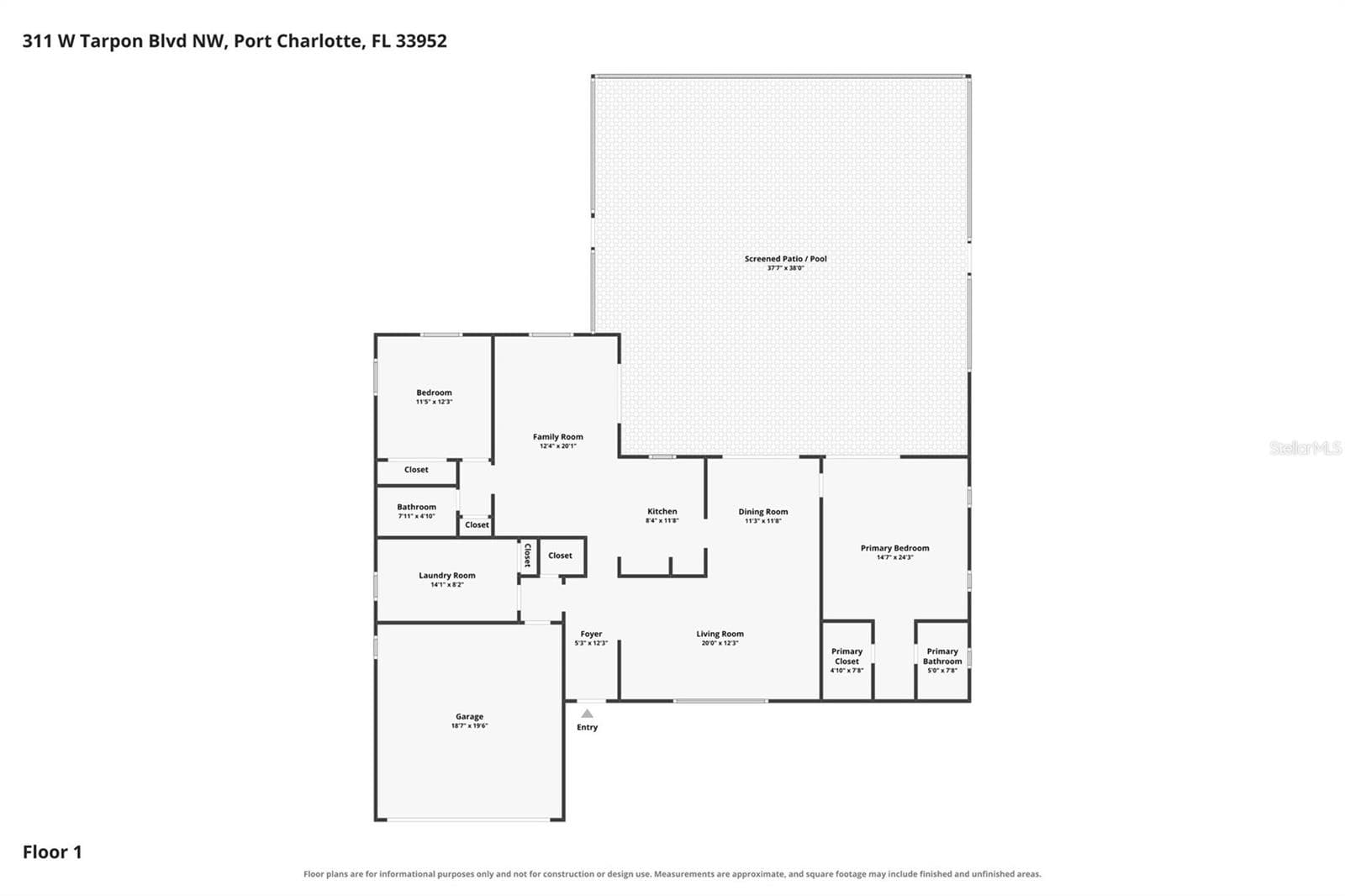 Single Family Residence at 311 W TARPON BLVD NW, PORT CHARLOTTE, photo 10 of 70