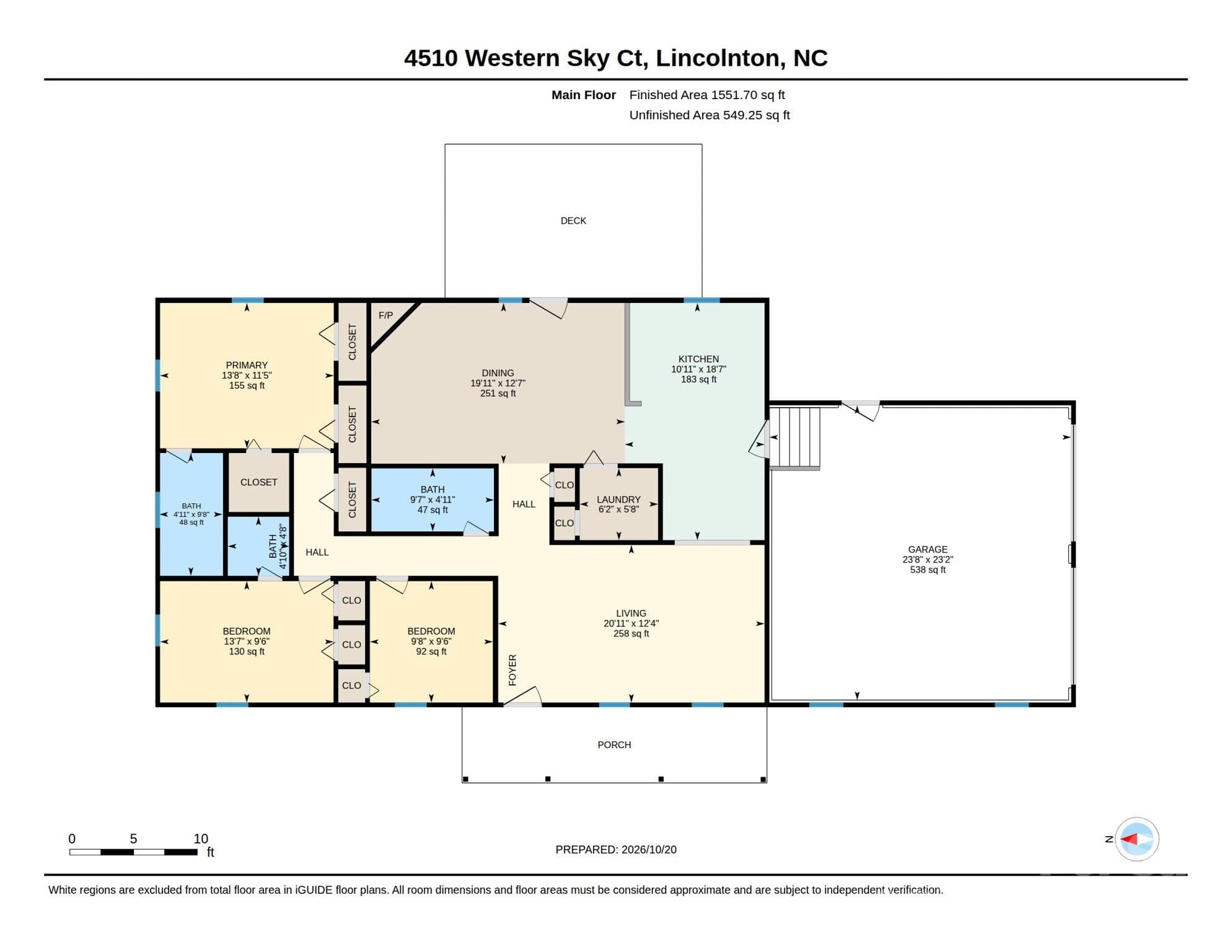floor plan - 4510 Western Sky Court, Lincolnton