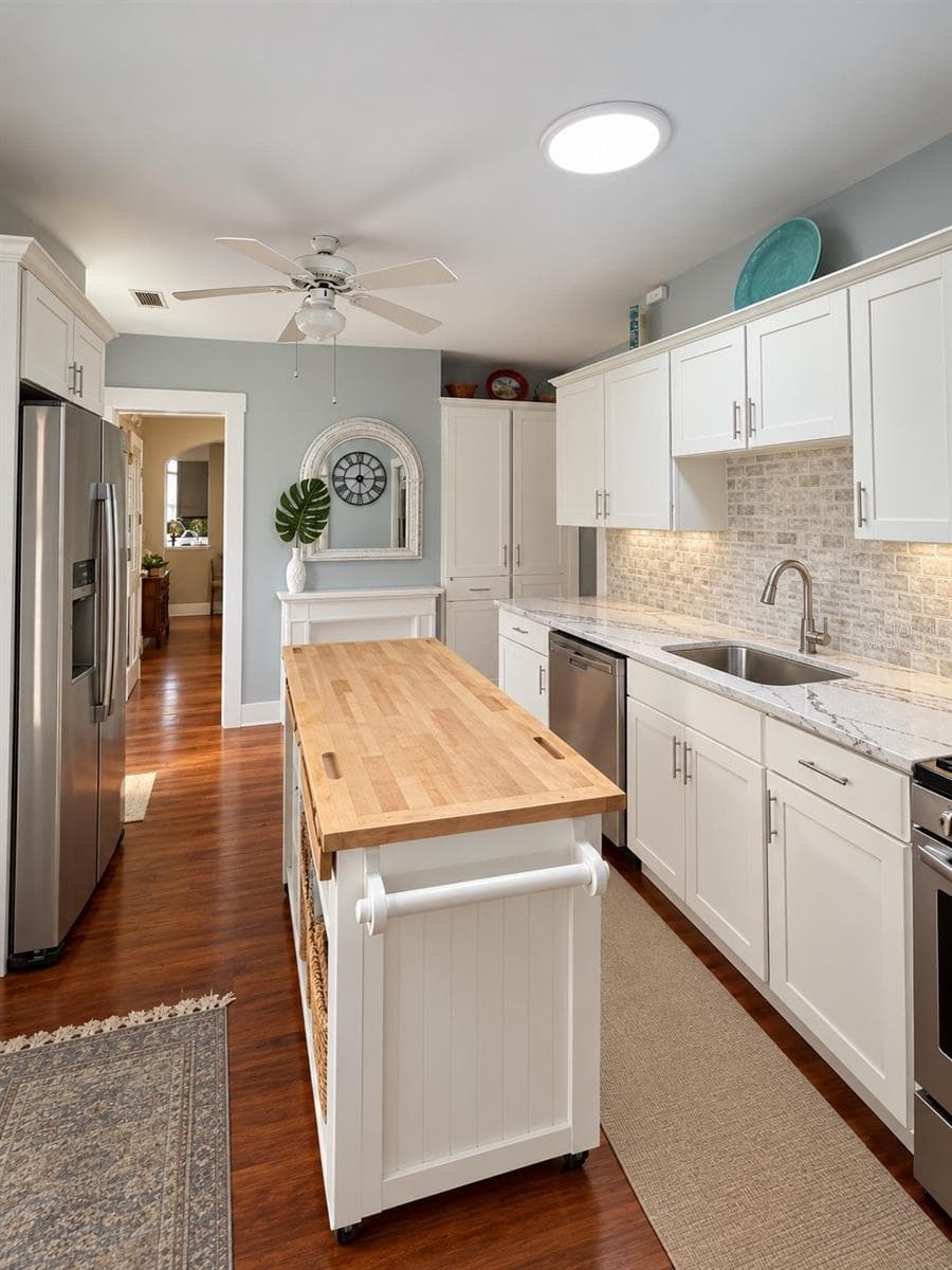 Kitchen - Virtually Staged - 1777 ALTA VISTA ST, SARASOTA