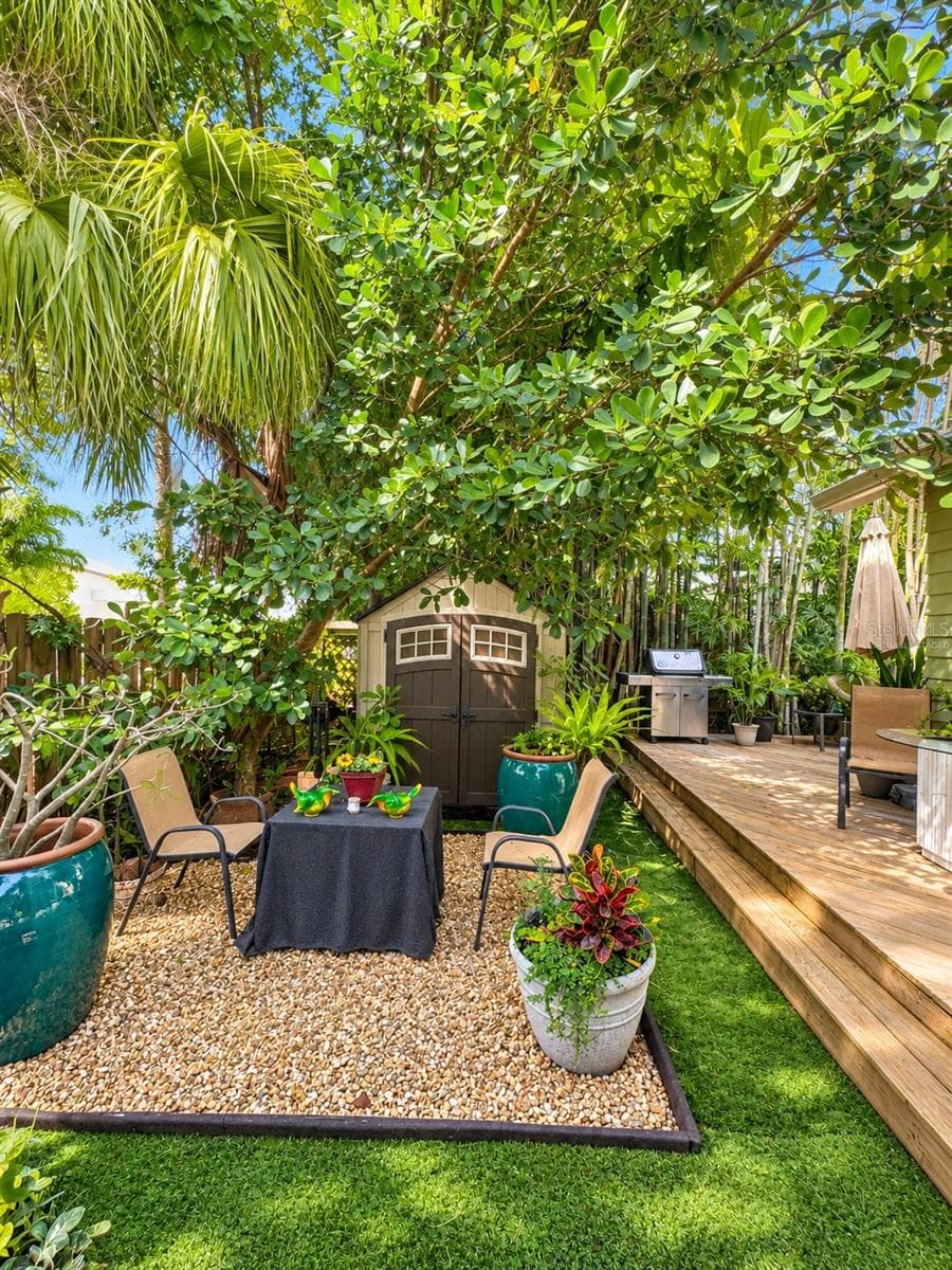 Backyard - Virtually Staged - 1777 ALTA VISTA ST, SARASOTA
