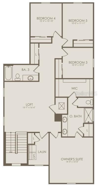 Floor Plan - Floor Two - 5064 OAK SEED WAY, ST CLOUD