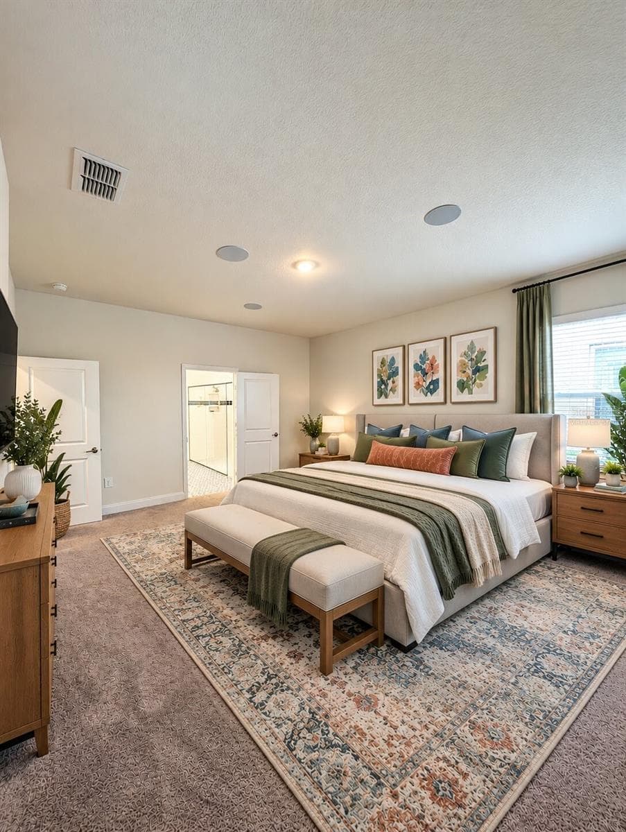 Owner Suite Virtually Staged - 952 VINEYARD RIDGE RD, MINNEOLA