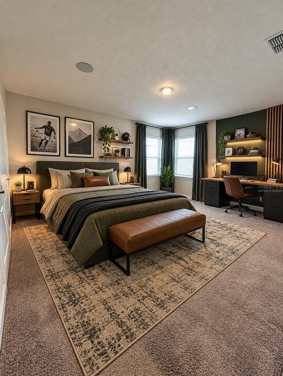 Bedroom 3 Virtually Staged - 952 VINEYARD RIDGE RD, MINNEOLA