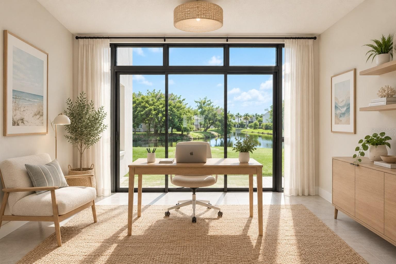 Virtually Staged - Sunroom/Office/Den...many options! - 2460 HERON TER #102E, CLEARWATER