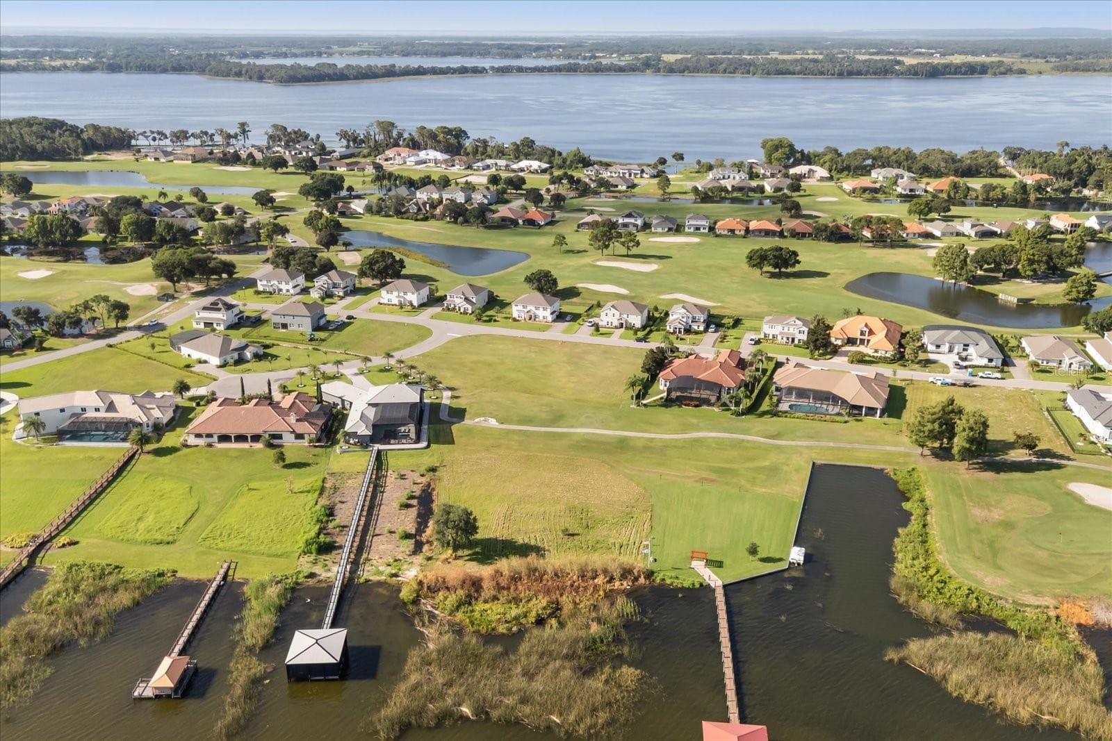View from Lake Dora with Lake Beauclair in distance - 17707 SAWGRASS RUN, TAVARES