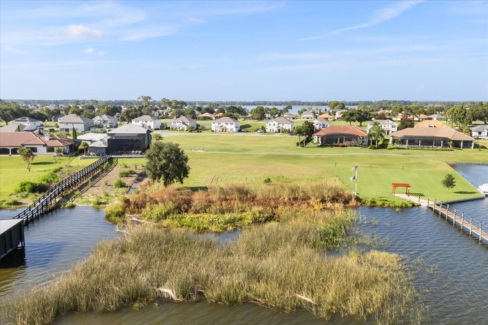 View from Lake Dora - 17707 SAWGRASS RUN, TAVARES
