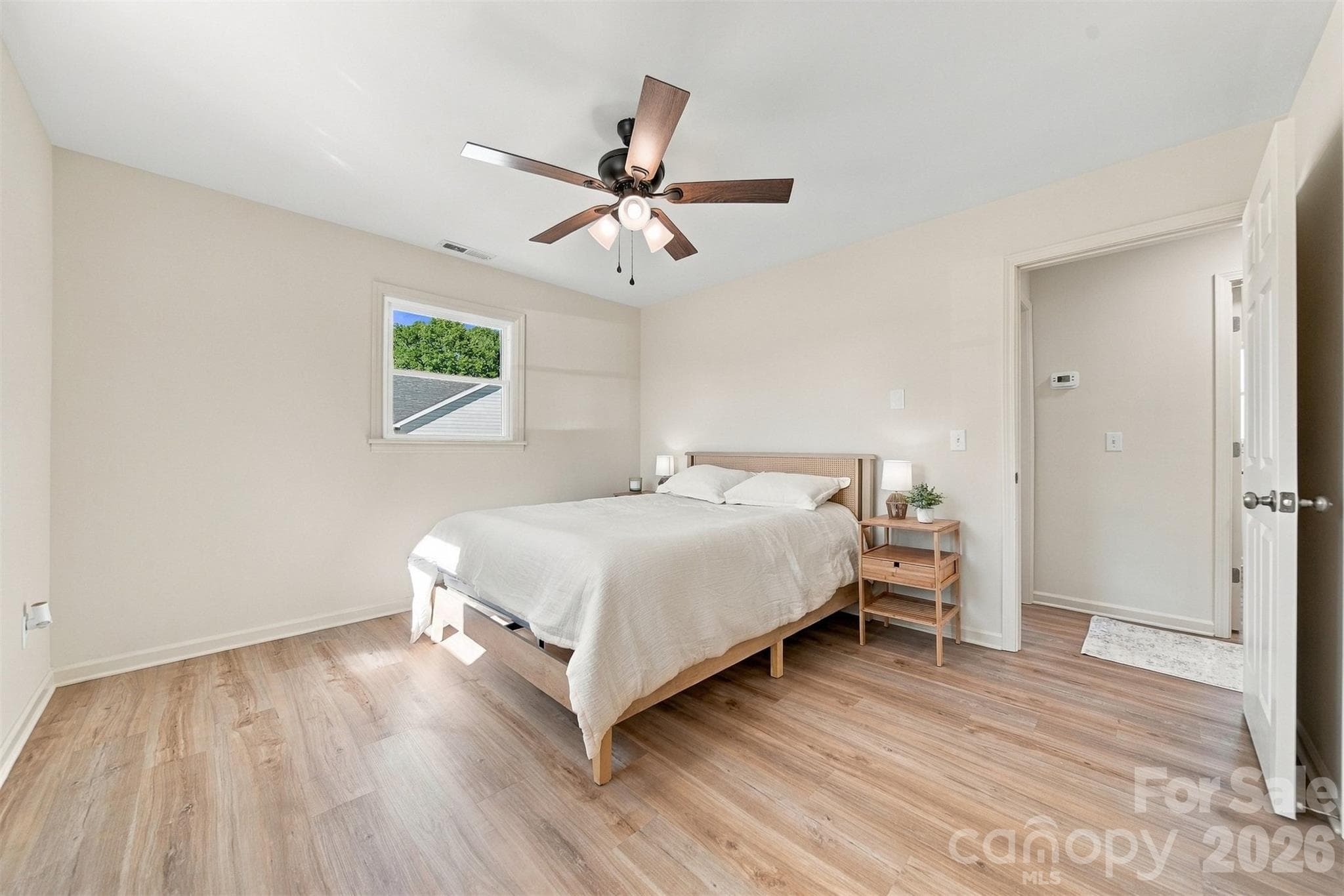 Or this could be the primary bedroom. Great space with a half bath attached. - 4176 Grace Chapel Road, Granite Falls