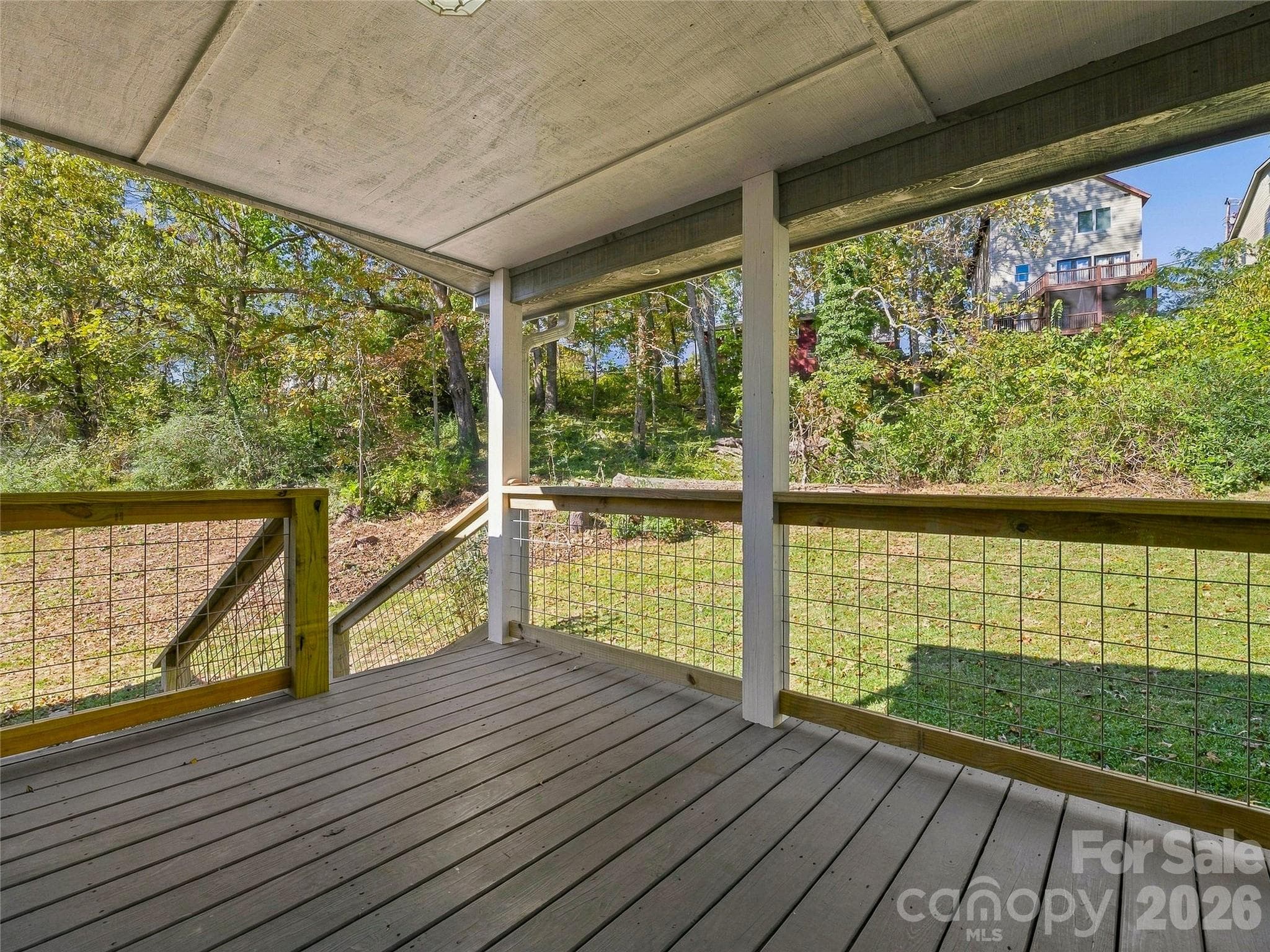 rear porch off kitchen - 33 Phipps Street, Weaverville