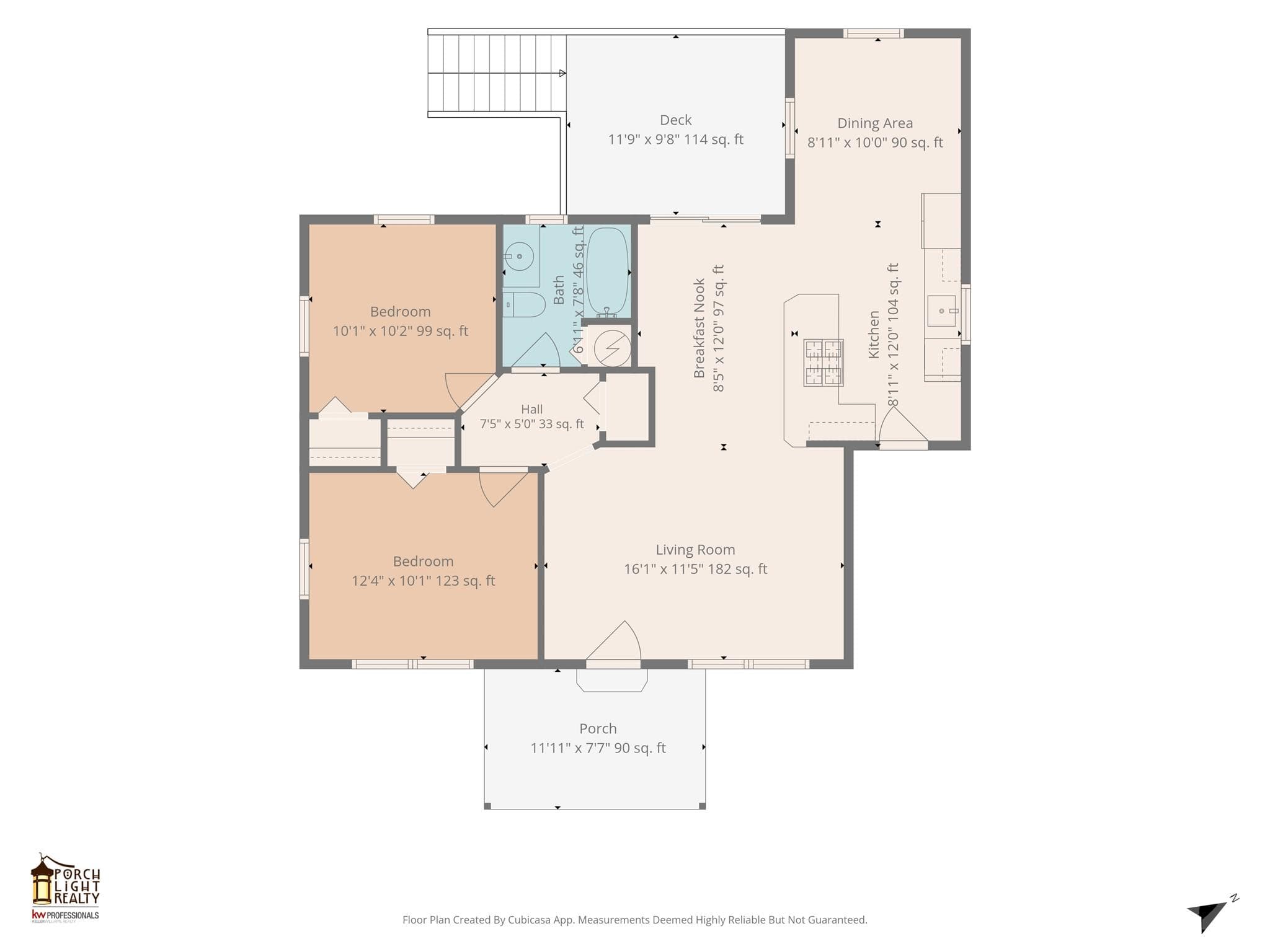 floorplan for main house - 33 Phipps Street, Weaverville