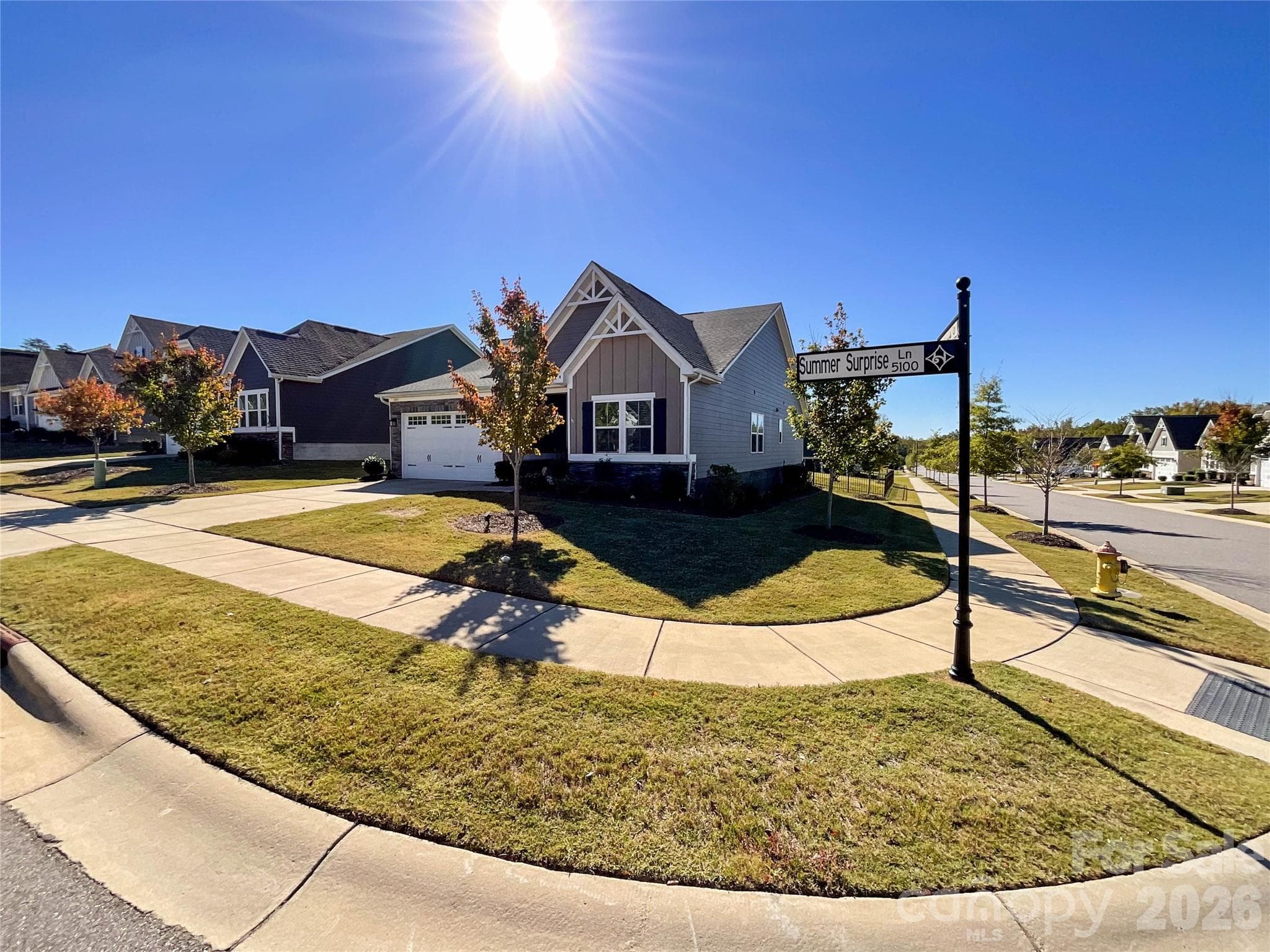 Beautiful Corner Lot - 5091 Summer Surprise Lane, Charlotte
