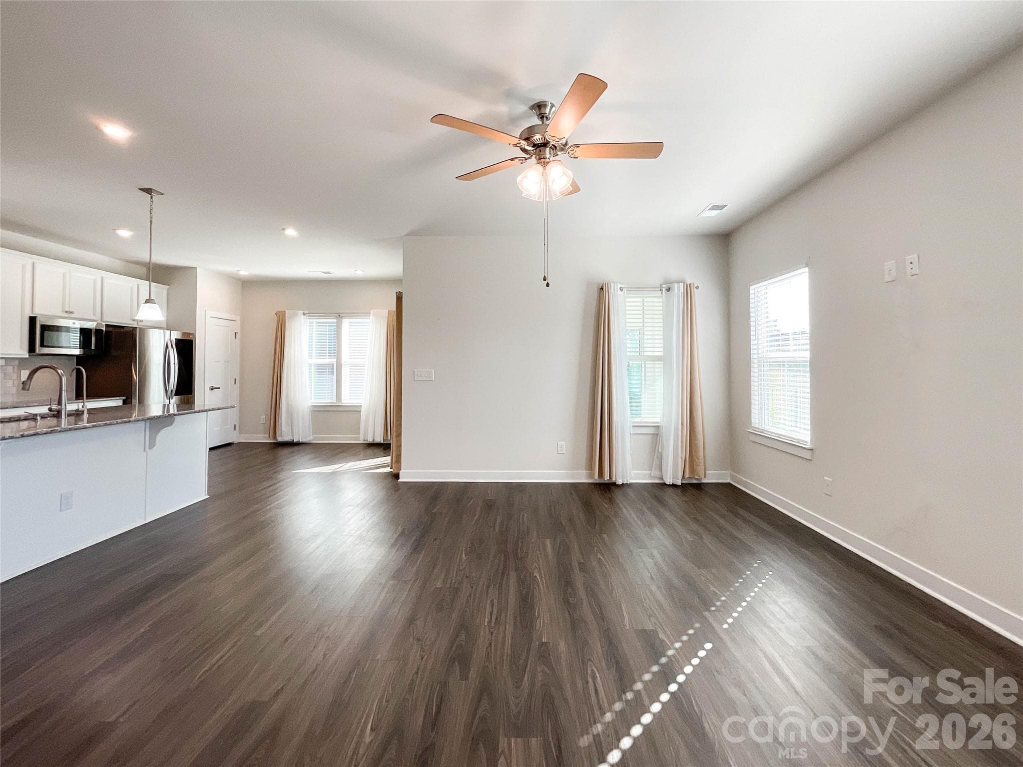 Living Room and Dining Area - 5091 Summer Surprise Lane, Charlotte