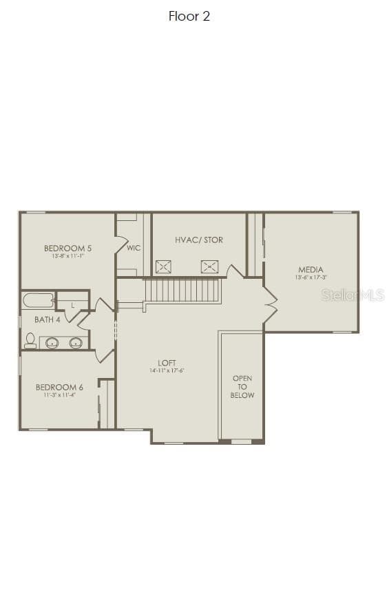 Floor Plan - Floor Two - 5599 BANYAN BAY ROAD, ST CLOUD
