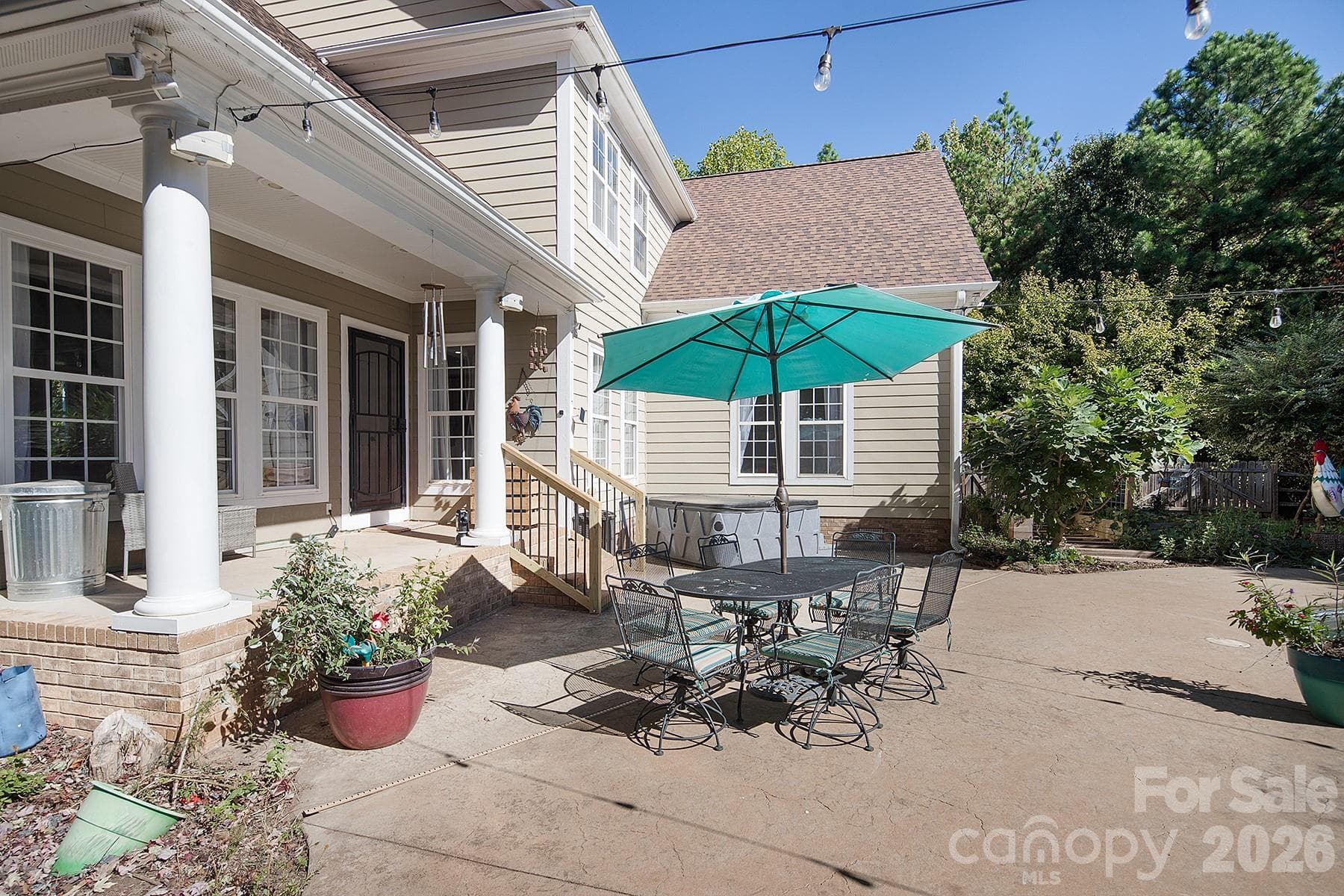 Back Porch and Pool side patio - 5050 Shady Meadow Lane, Denver