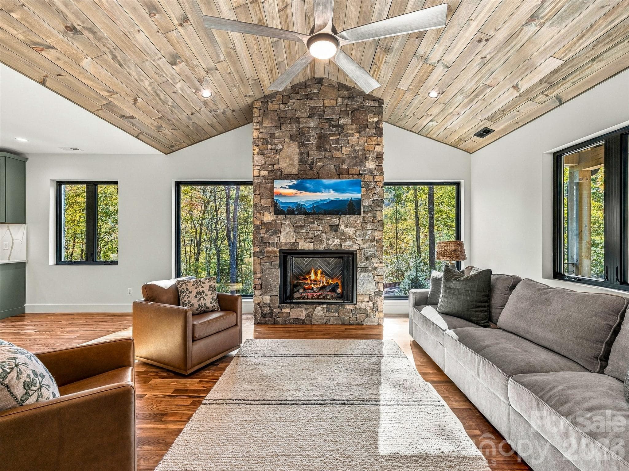 Large Anderson Windows - 384 Green Hollow Lane, Brevard