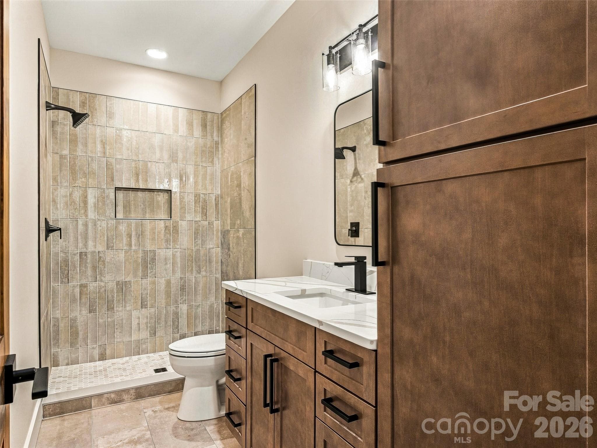 Second Full bath- Much cabinet Storage; Glass Doors Coming Soon! - 384 Green Hollow Lane, Brevard