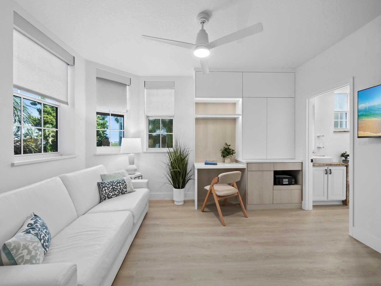 Bedroom 2 - used as den/office - 1260 DOLPHIN BAY WAY #301, SARASOTA