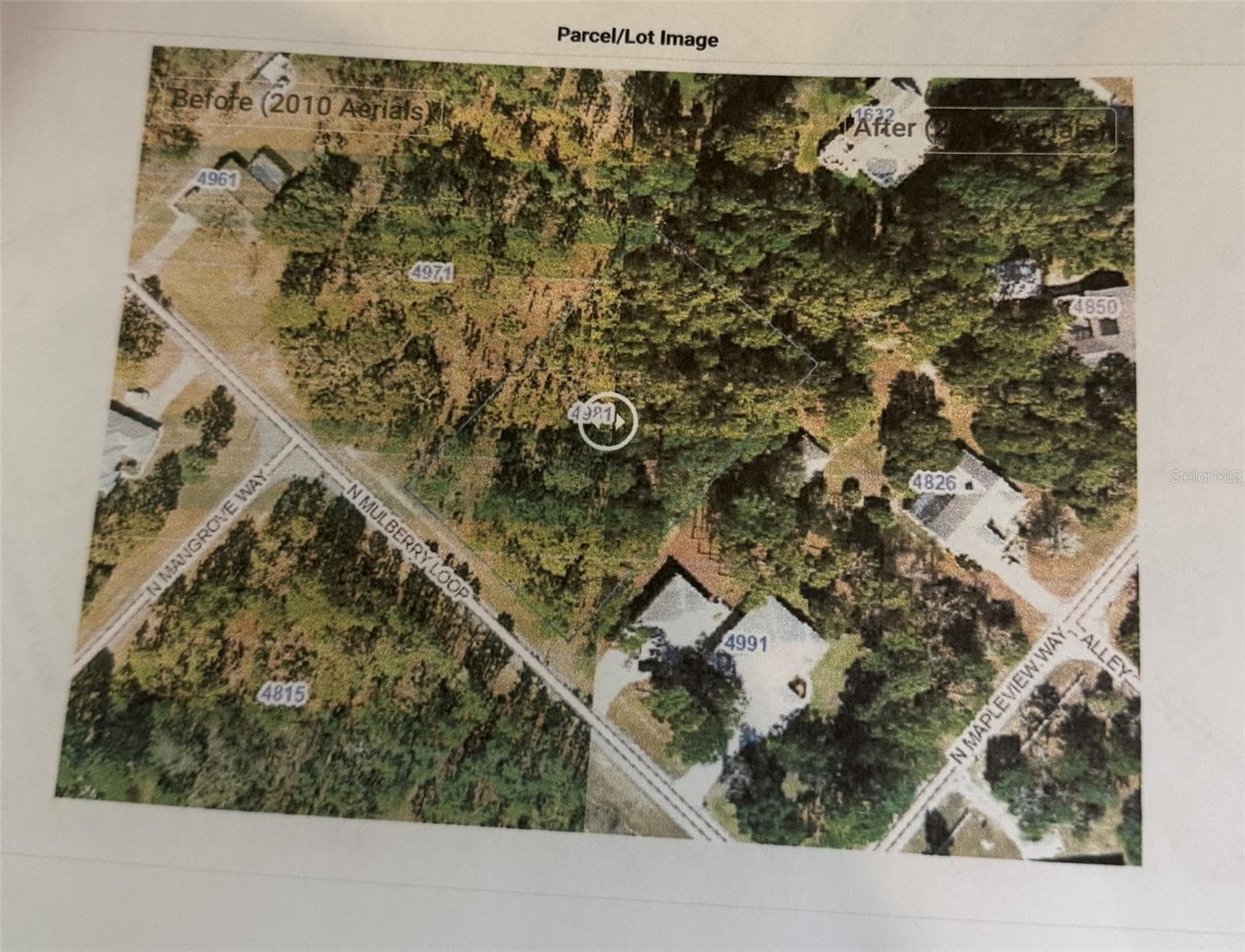 Site of home - 4981 N MULBERRY LOOP, BEVERLY HILLS