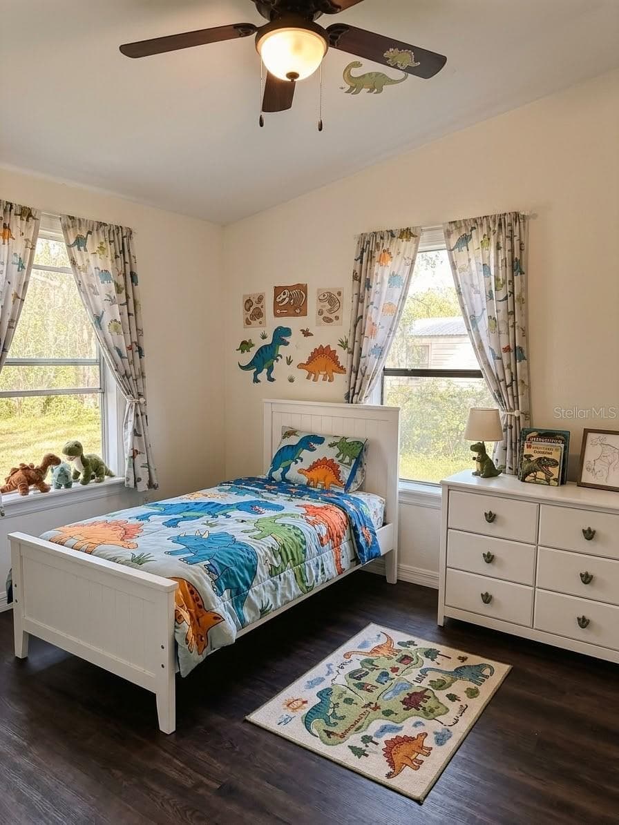 Bedroom 2 Staged - 9038 PARRISH AVE, BROOKSVILLE