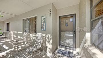 Front Porch Area & Front Door - 5326 LAKE ARROWHEAD TRL #7, SARASOTA