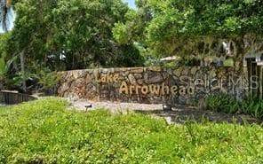 Lake Arrowhead Entrance Sign - 5326 LAKE ARROWHEAD TRL #7, SARASOTA