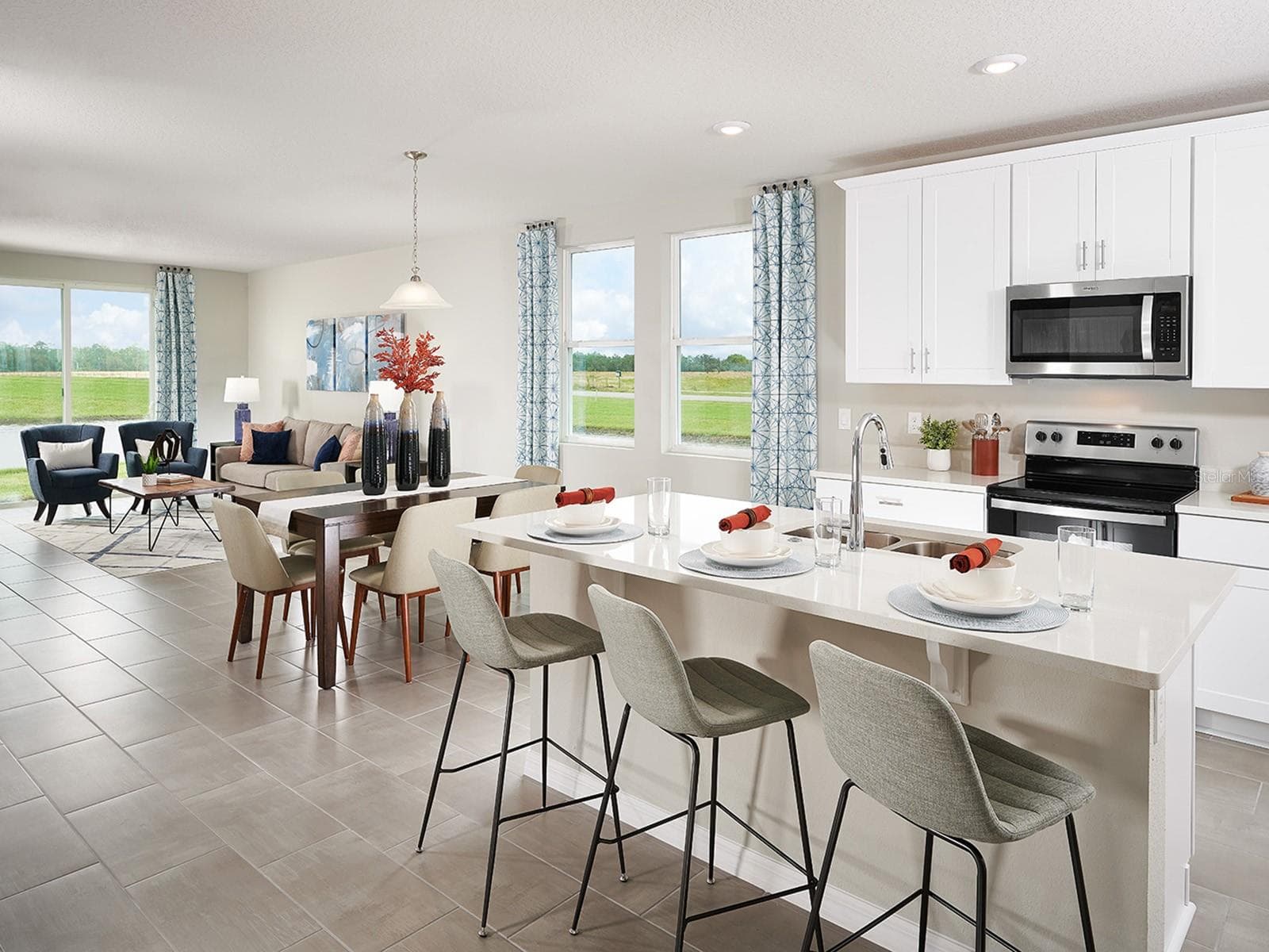 Photo is not of the actual home, but is an inspirational photo of builder’s model home and may depict options, furnishings, and/or decorator features that are not included - 3996 GIORGIO DR, WINTER HAVEN