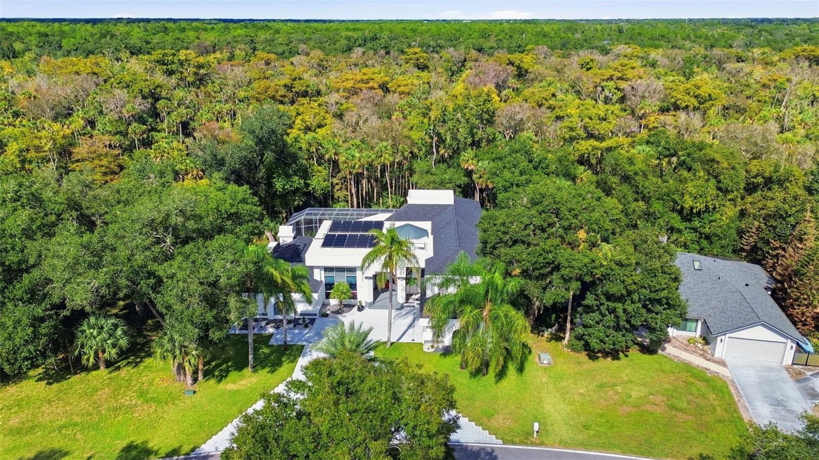 FRONT AERIAL VIEW - 2586 E SPRUCE CREEK BLVD, PORT ORANGE