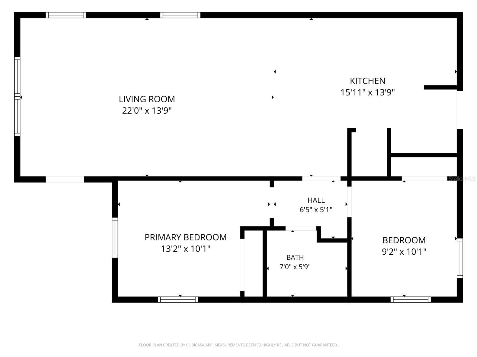 Floor plan - Side angle - 420 40TH ST N, ST PETERSBURG