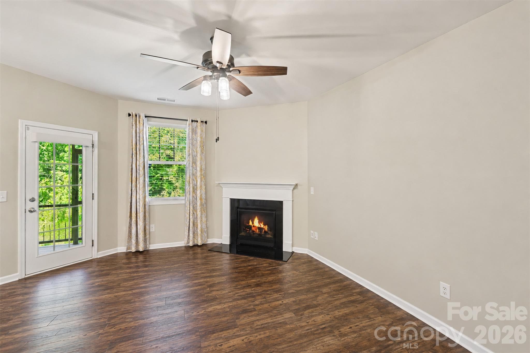 Living Room- Fireplace digtially enhanced - 306 Ascot Run Way, Fort Mill