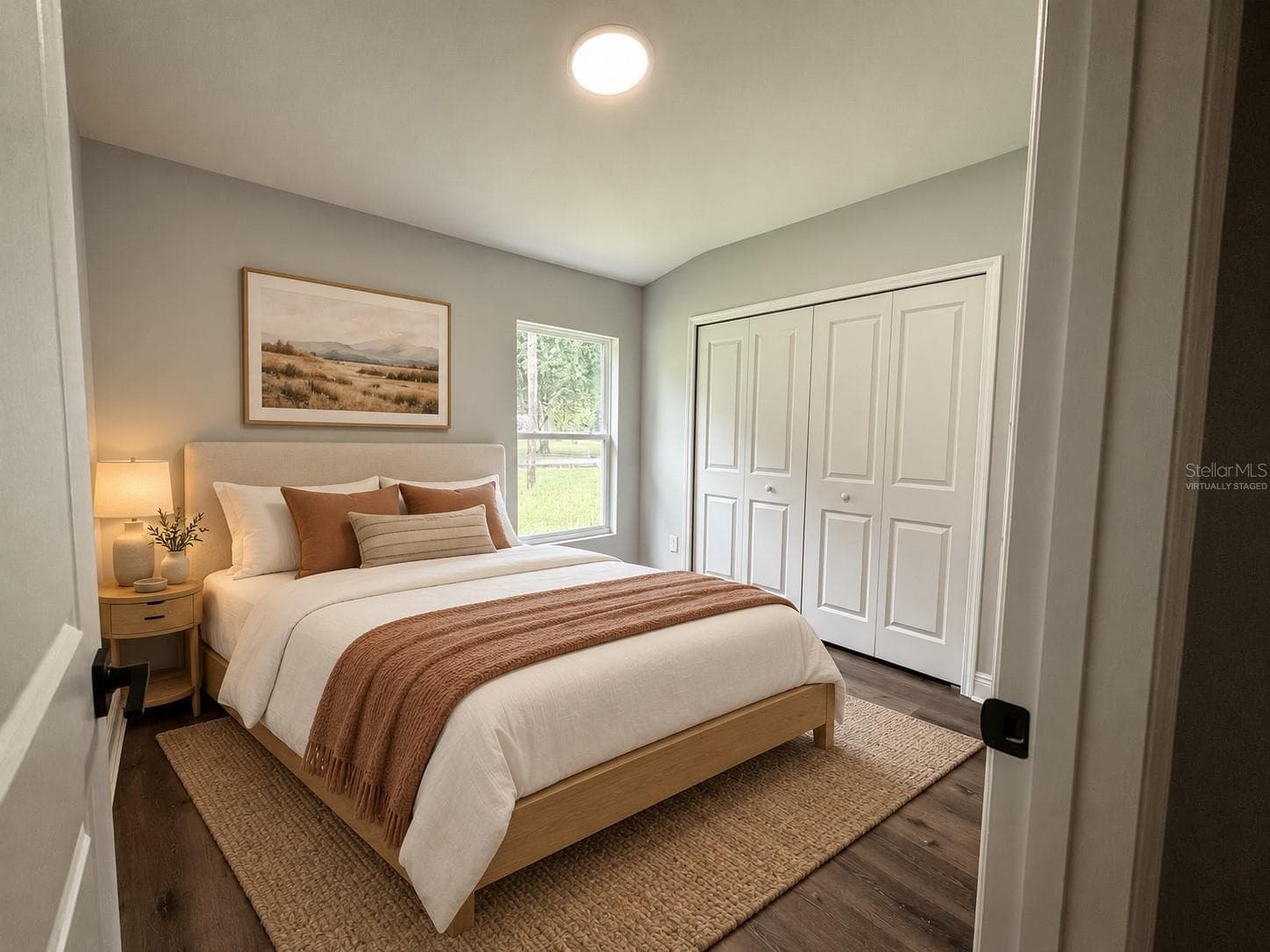Virtually staged bedroom - 13473 SW 60TH AVENUE RD, OCALA