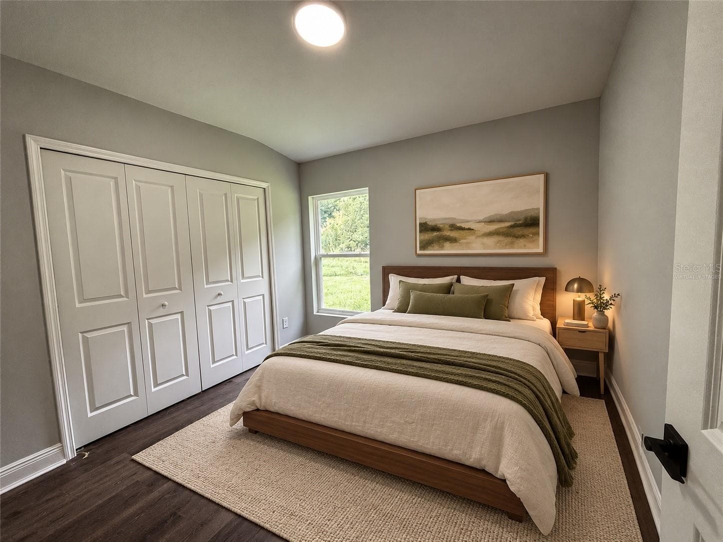 Virtually staged bedroom - 13473 SW 60TH AVENUE RD, OCALA