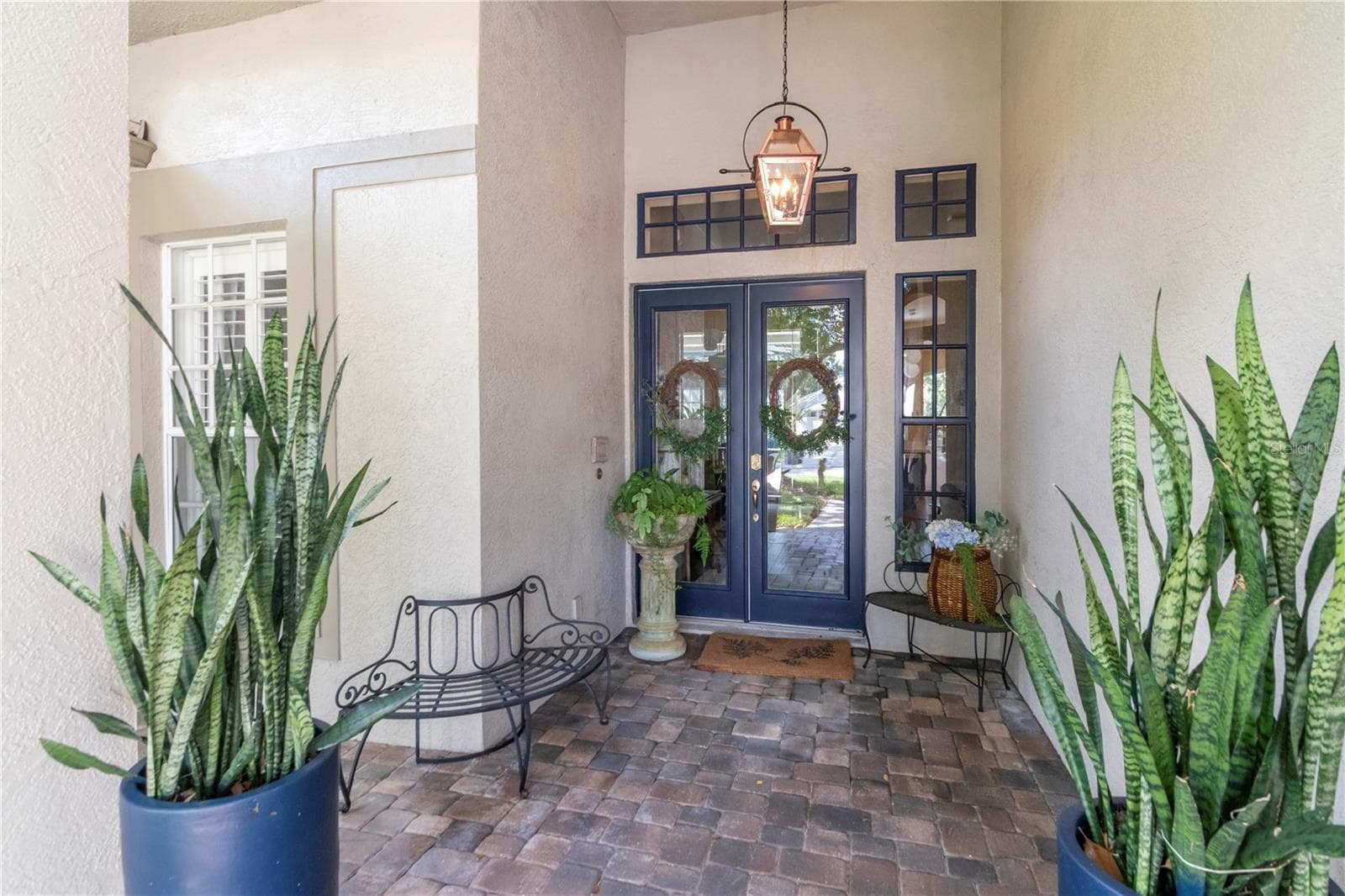 Double Glass Front Doors - 5907 CHERRY OAK DR, VALRICO