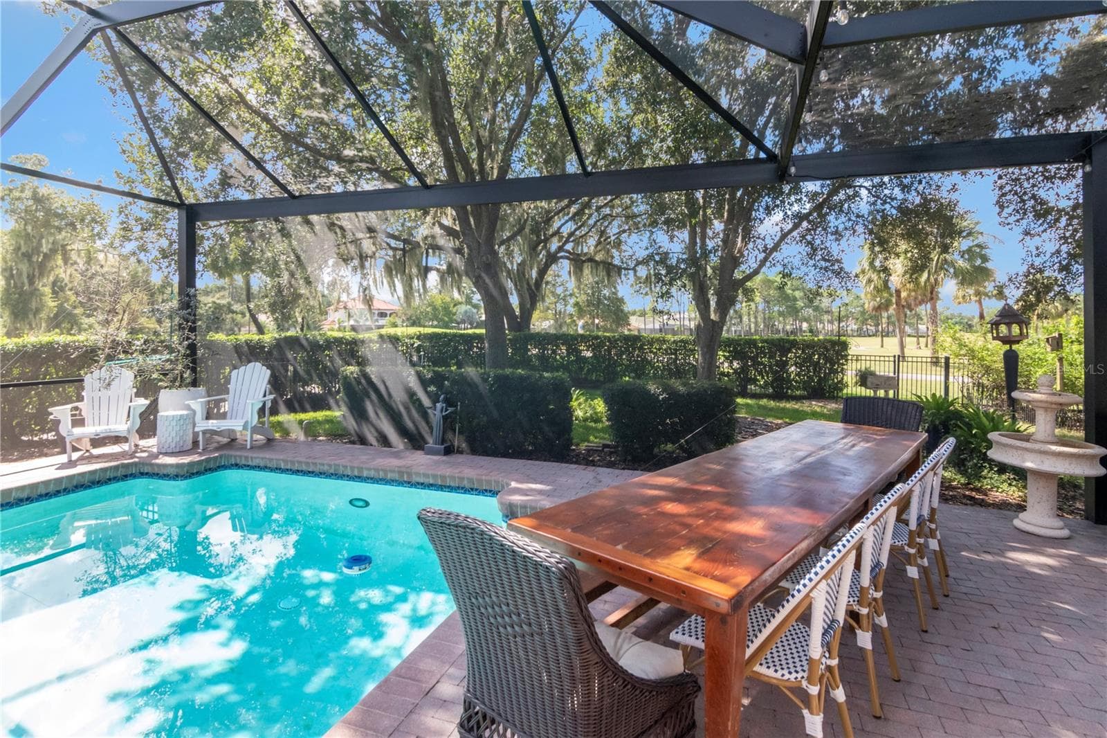 Entire Patio rescreened and repainted - 5907 CHERRY OAK DR, VALRICO