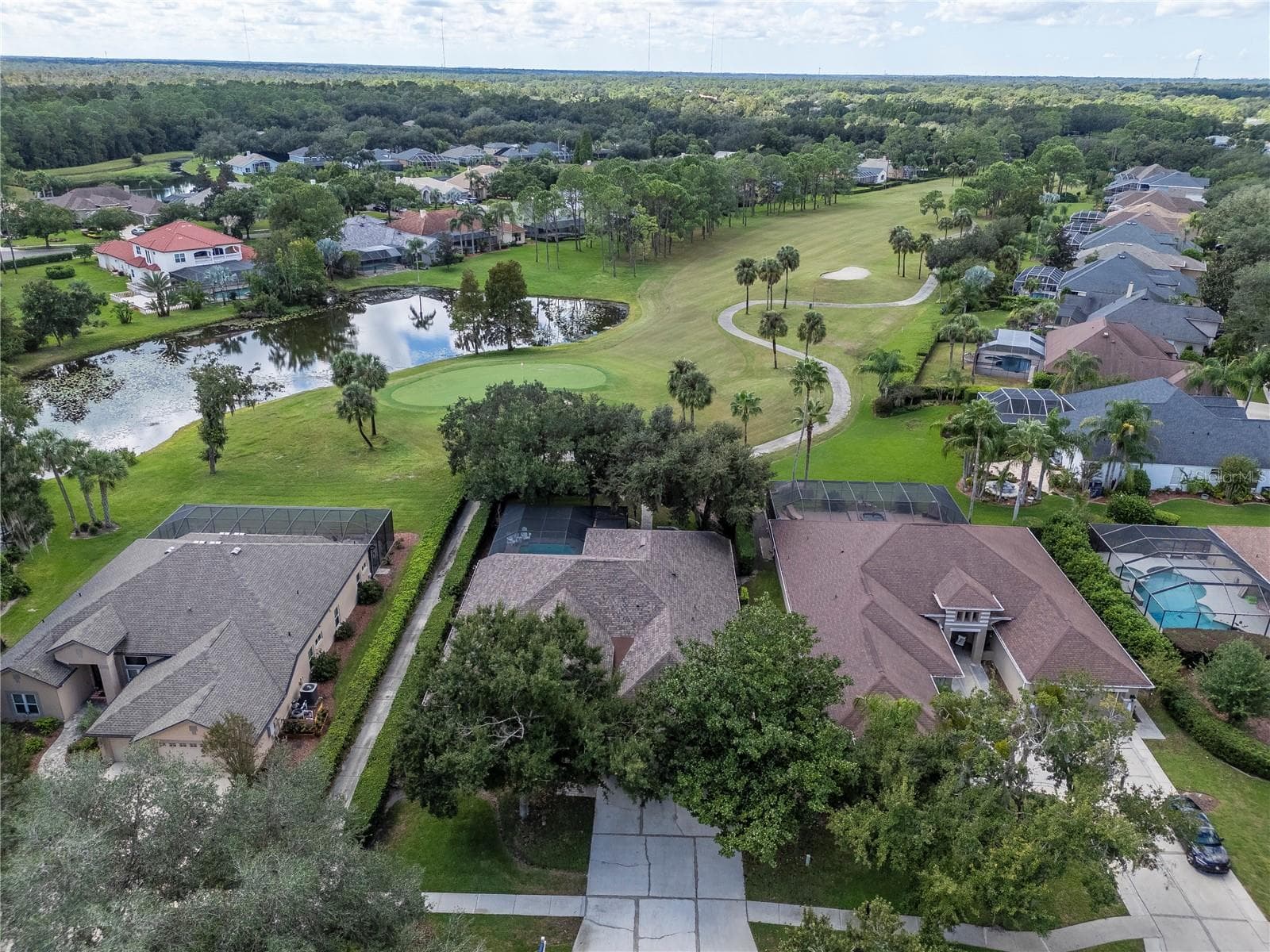 Golf Cart Path to the Left of Your New Home - 5907 CHERRY OAK DR, VALRICO