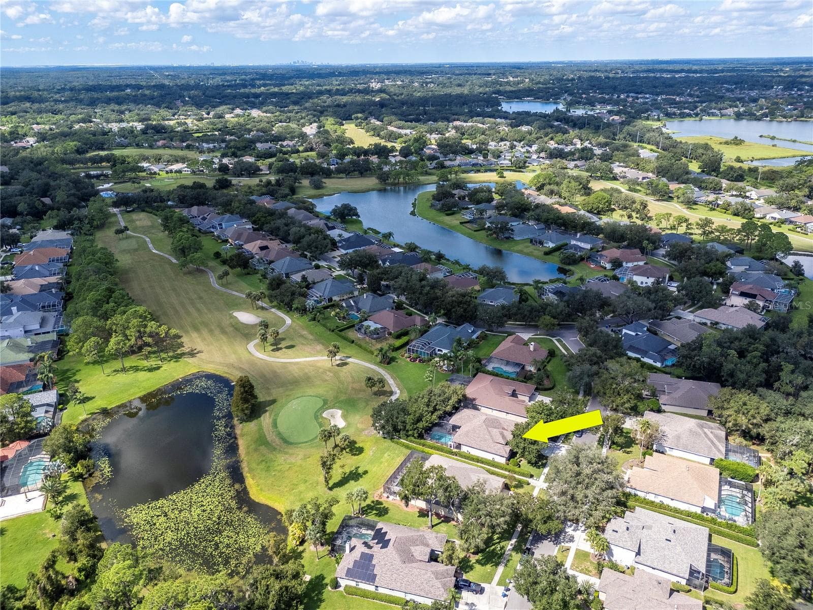 Wonderful Views of the 13th Green in the Backyard - 5907 CHERRY OAK DR, VALRICO