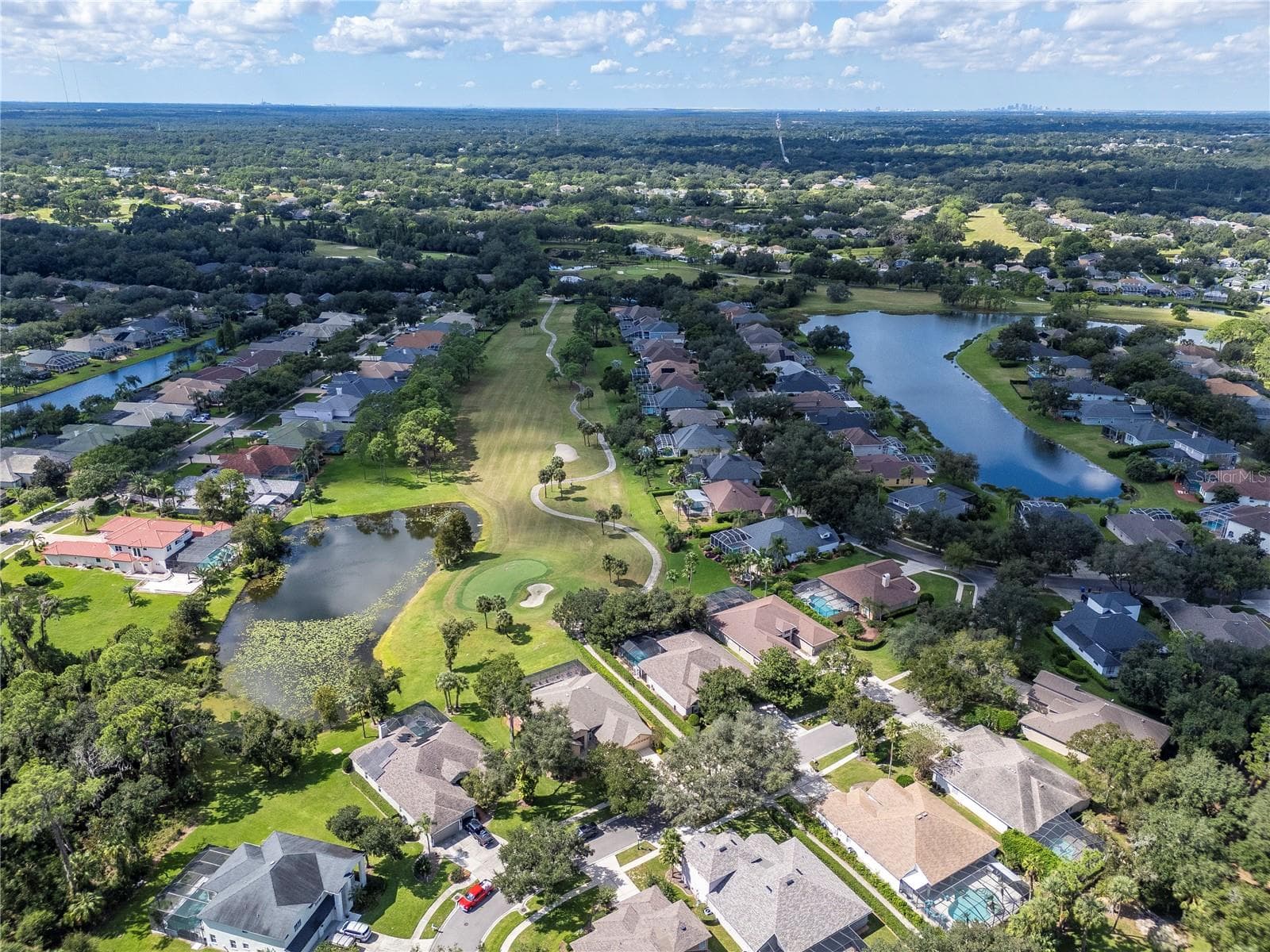Wonderful Views of the 13th Green in the Backyard - 5907 CHERRY OAK DR, VALRICO