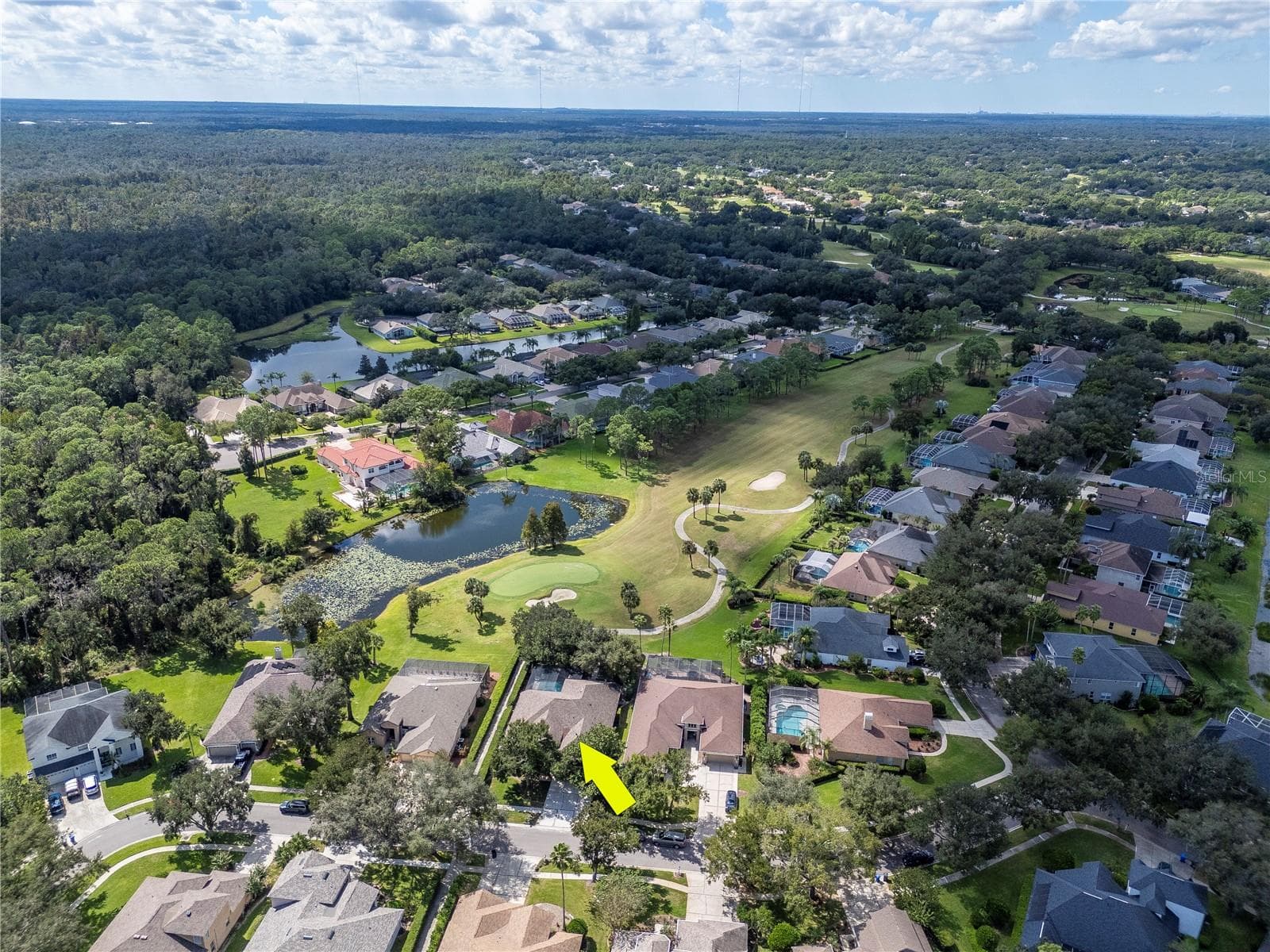 Wonderful Views of the 13th Green in the Backyard - 5907 CHERRY OAK DR, VALRICO