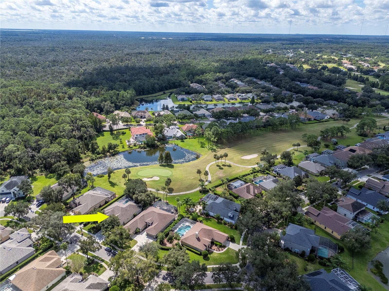 Wonderful Views of the 13th Green in the Backyard - 5907 CHERRY OAK DR, VALRICO